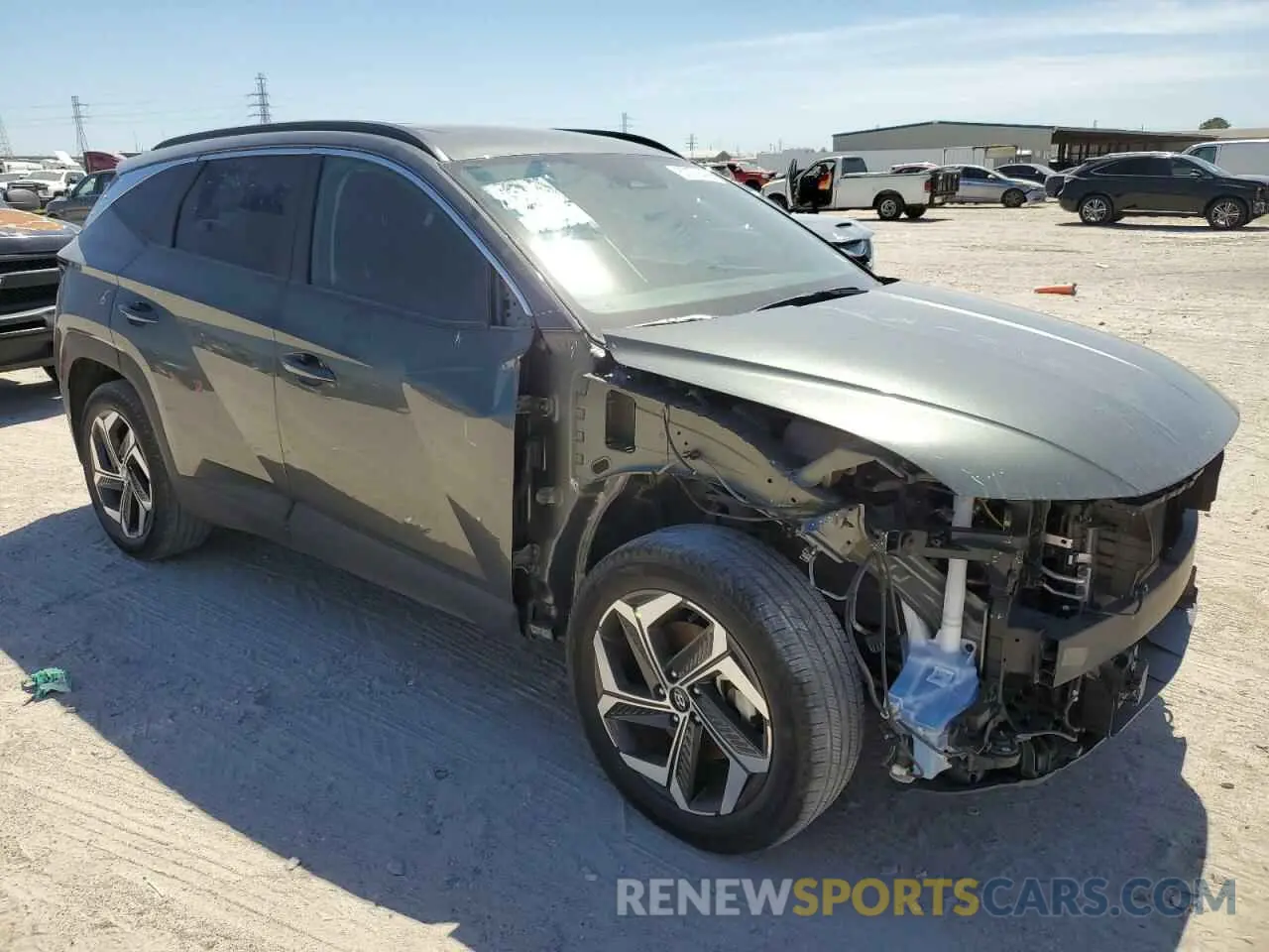 4 Photograph of a damaged car 5NMJFCAE6NH148871 HYUNDAI TUCSON 2022