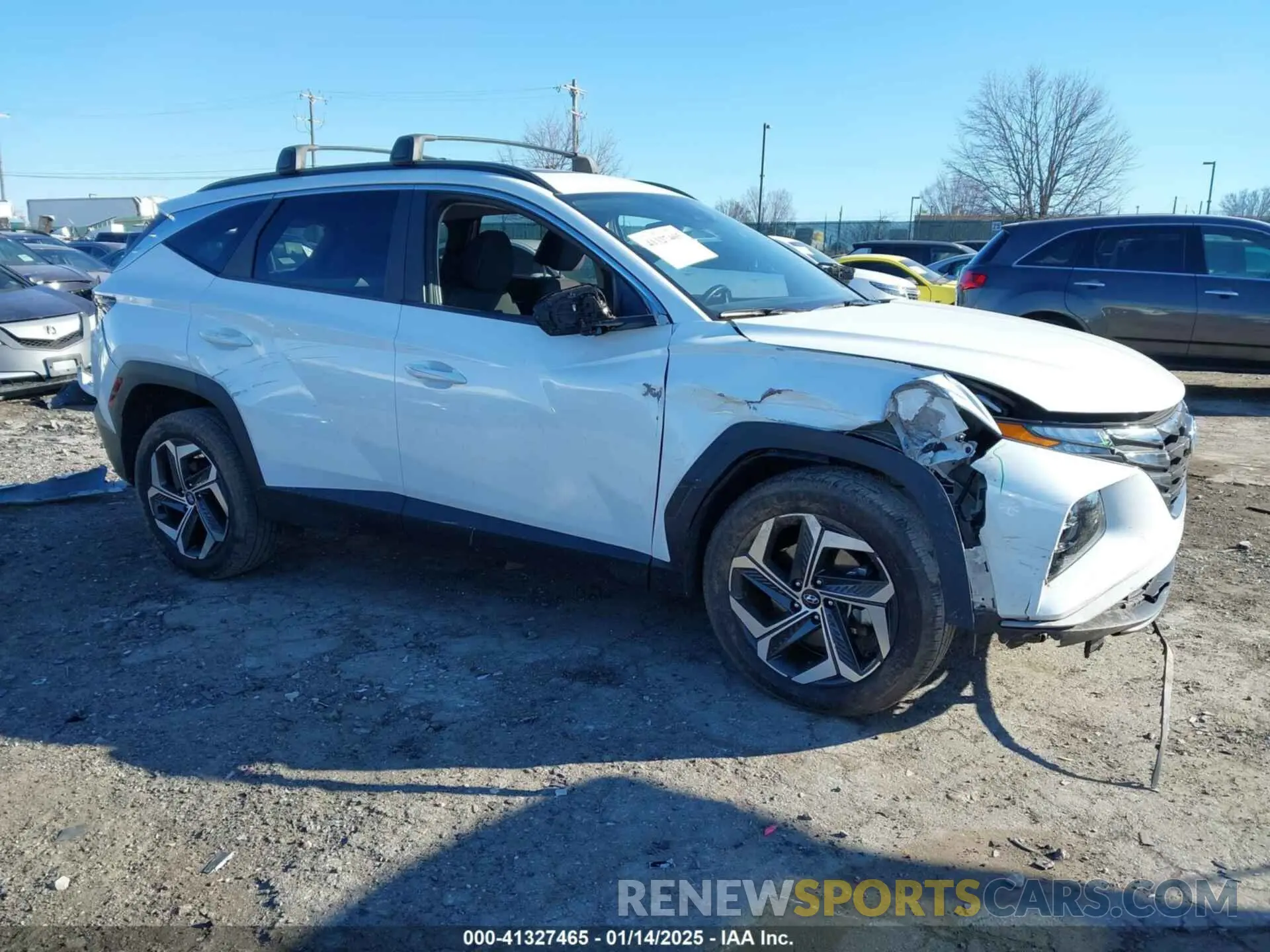 1 Photograph of a damaged car 5NMJFCAE8NH015285 HYUNDAI TUCSON 2022