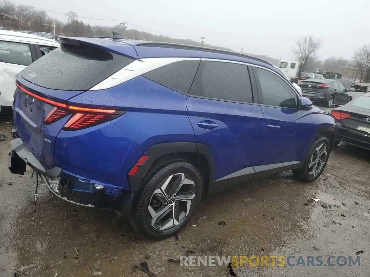 3 Photograph of a damaged car 5NMJFCAE8NH057407 HYUNDAI TUCSON 2022