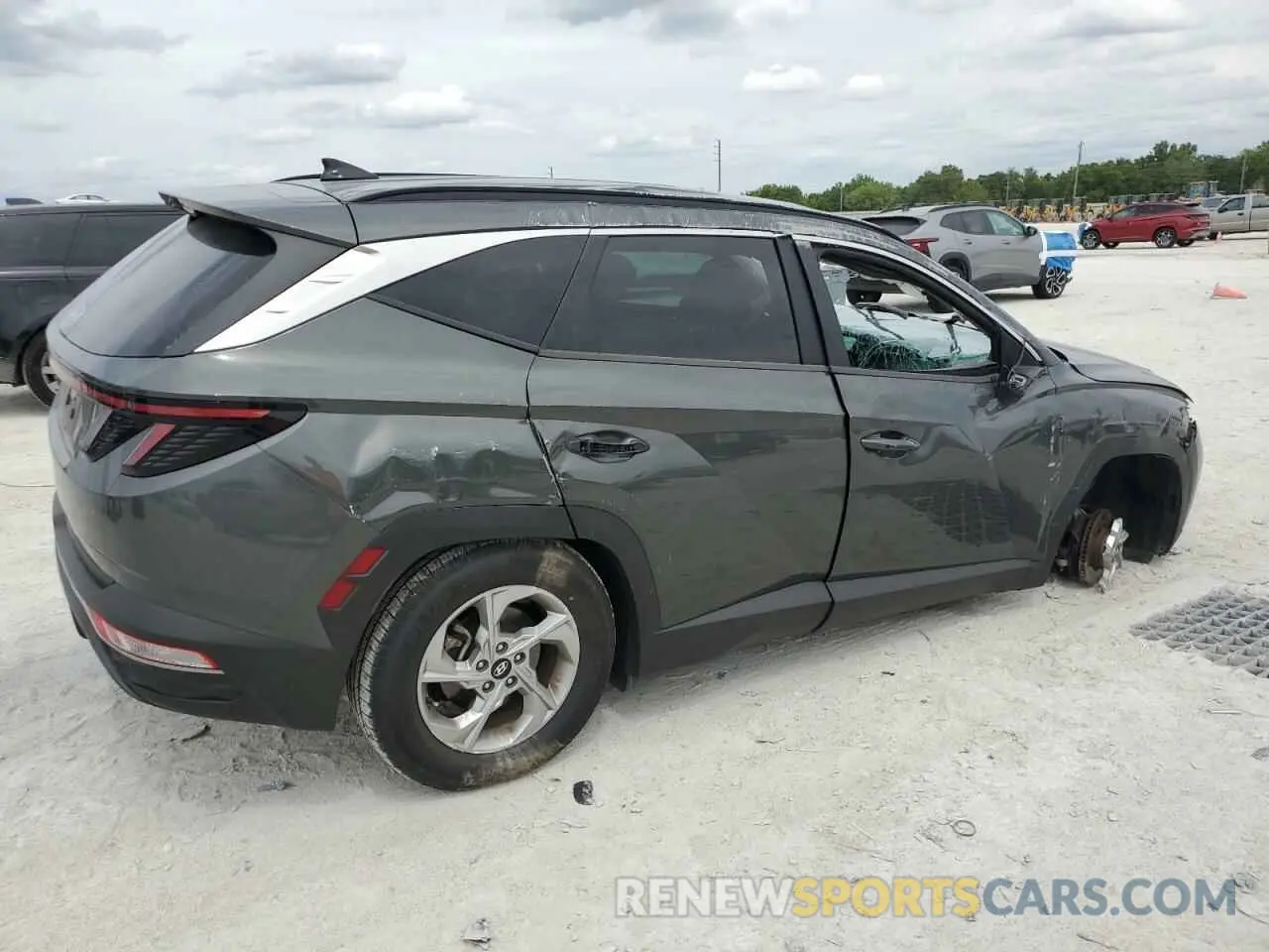 3 Photograph of a damaged car KM8JB3AE1NU021123 HYUNDAI TUCSON 2022