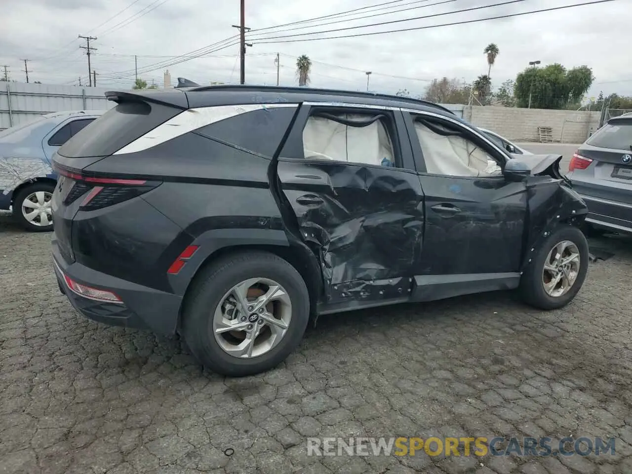 3 Фотография поврежденного автомобиля KM8JB3AE1NU021591 HYUNDAI TUCSON 2022