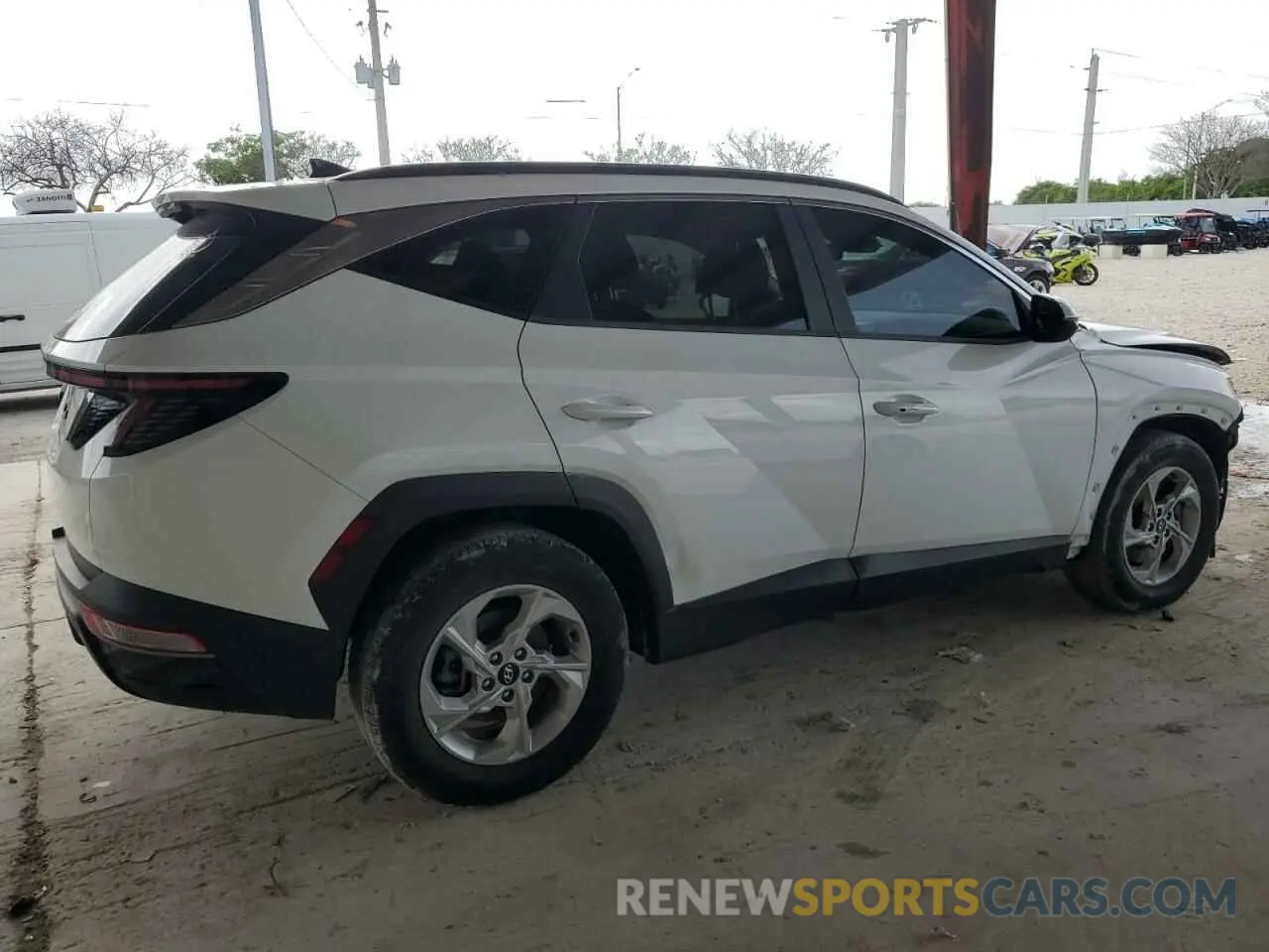 3 Фотография поврежденного автомобиля KM8JB3AE7NU043871 HYUNDAI TUCSON 2022