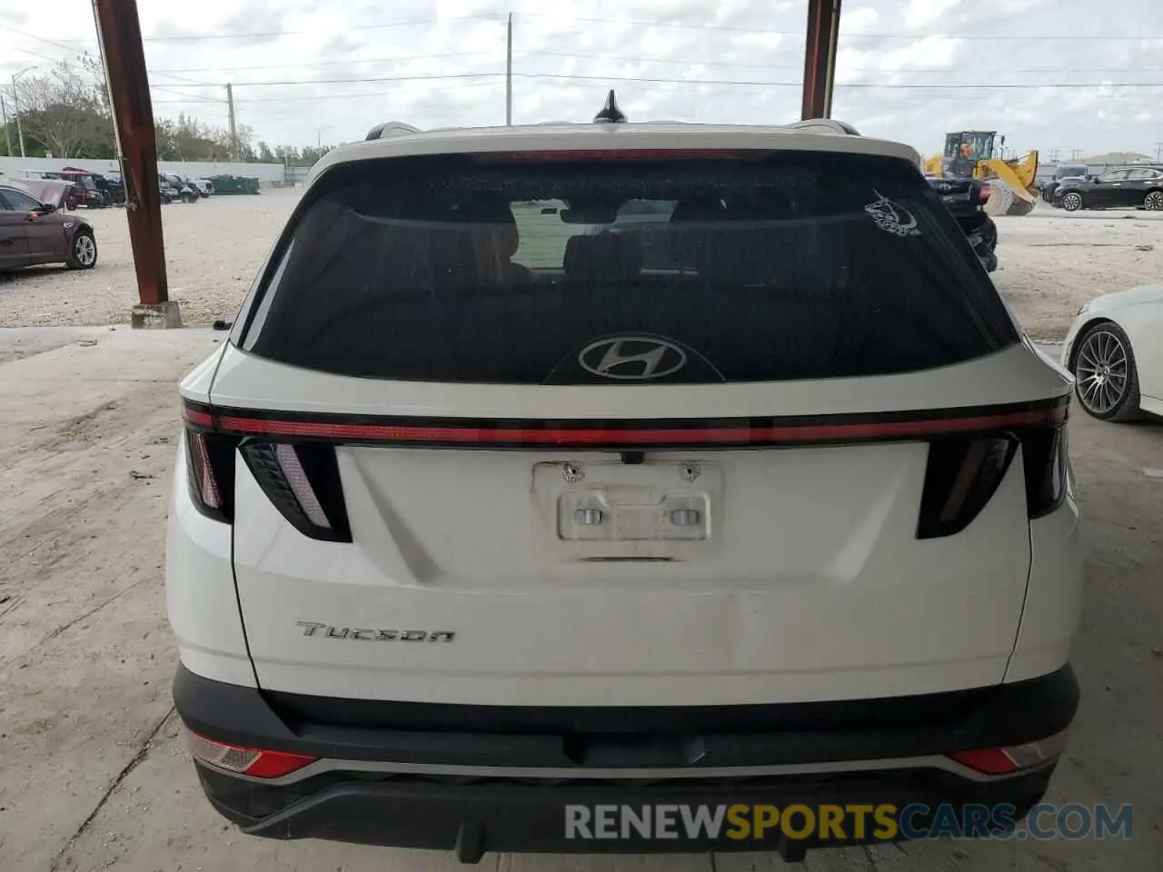 6 Фотография поврежденного автомобиля KM8JB3AE7NU043871 HYUNDAI TUCSON 2022