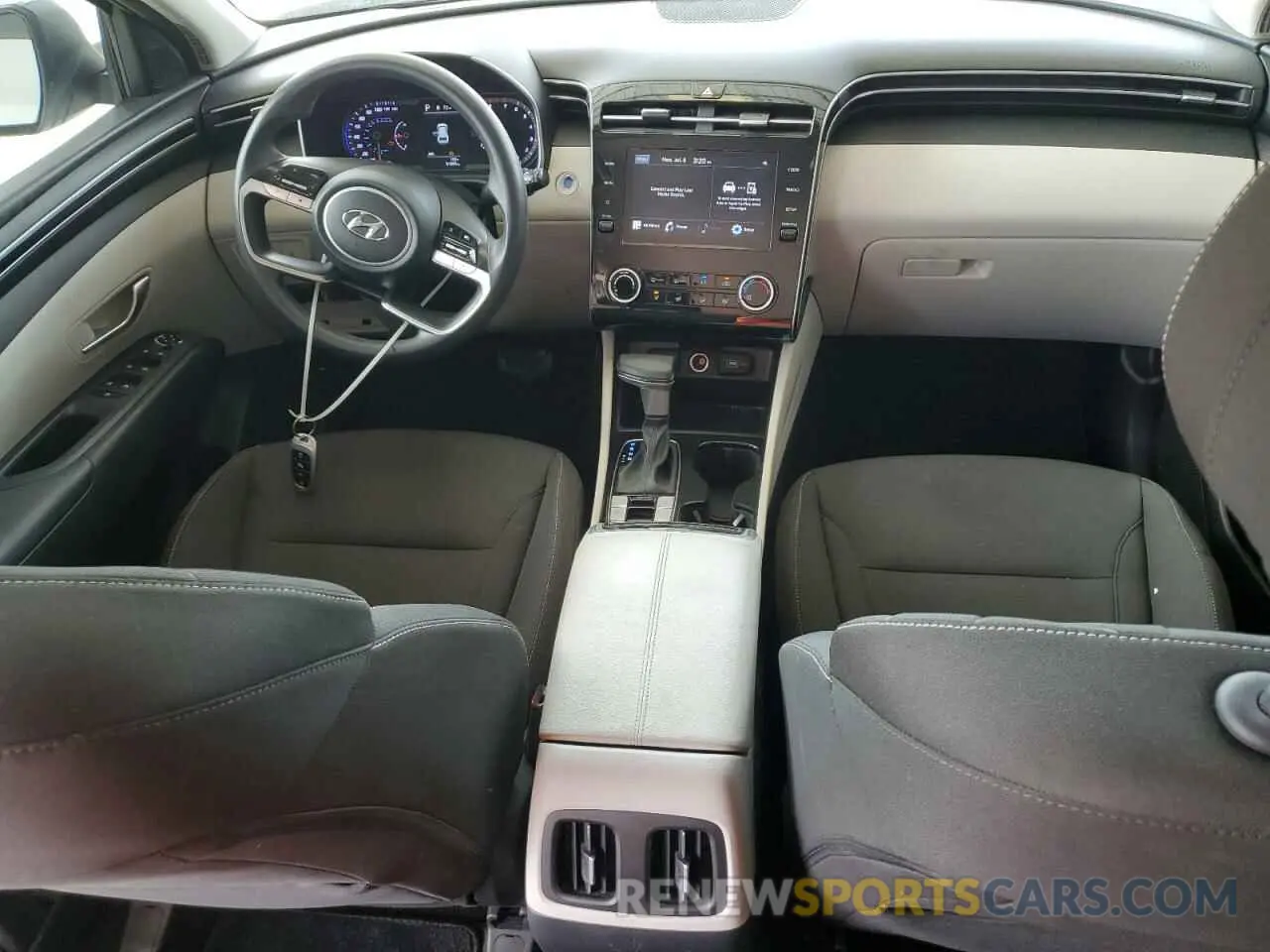 8 Фотография поврежденного автомобиля KM8JB3AE7NU043871 HYUNDAI TUCSON 2022
