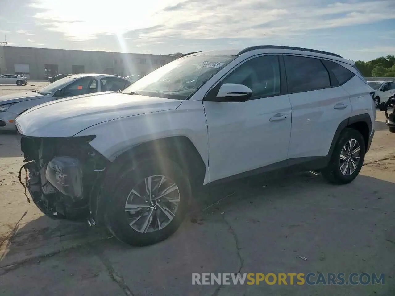 1 Фотография поврежденного автомобиля KM8JBCA18NU013288 HYUNDAI TUCSON 2022