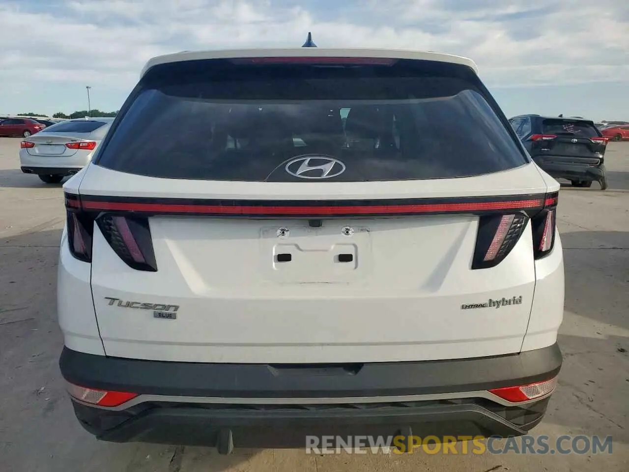 6 Фотография поврежденного автомобиля KM8JBCA18NU013288 HYUNDAI TUCSON 2022