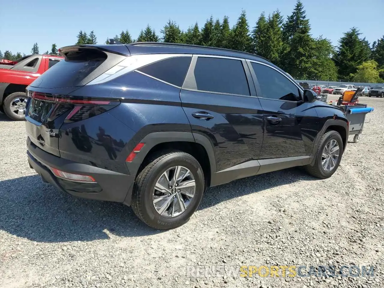 3 Photograph of a damaged car KM8JBCA18NU078836 HYUNDAI TUCSON 2022