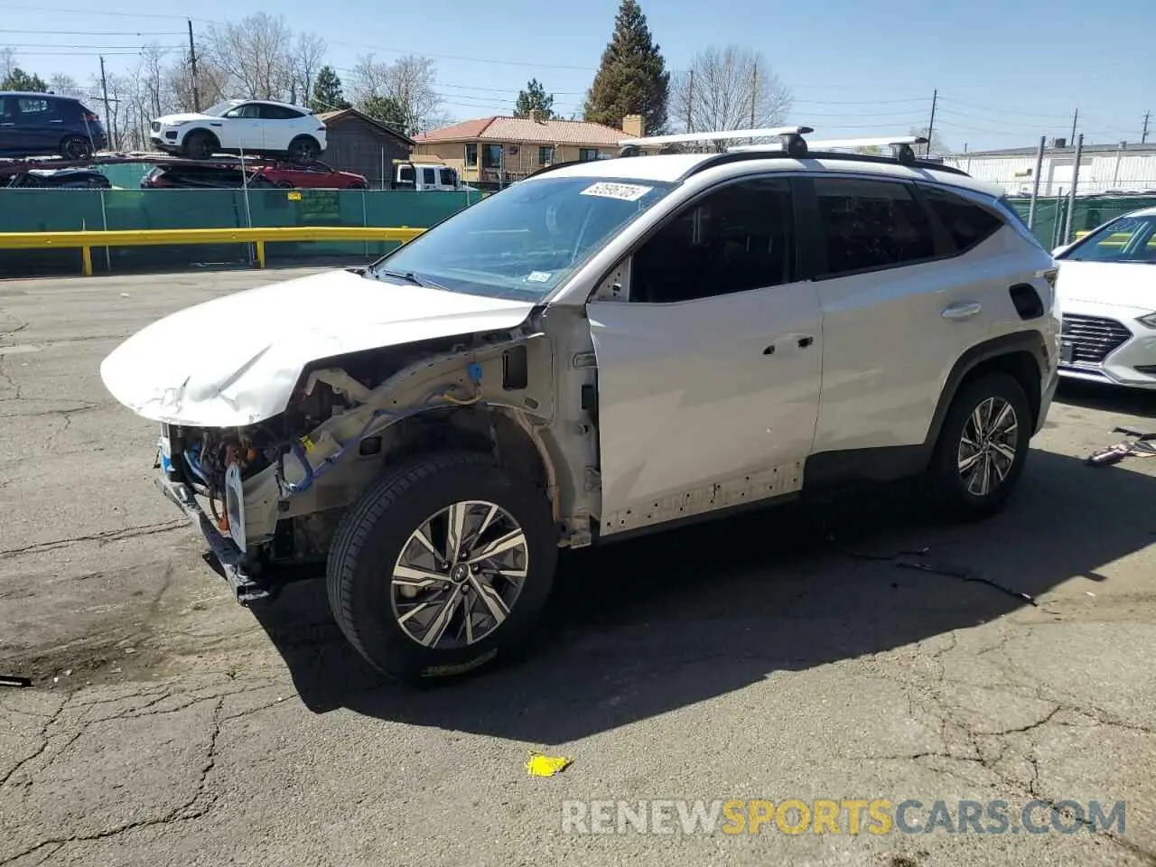 1 Фотография поврежденного автомобиля KM8JBCA19NU032500 HYUNDAI TUCSON 2022