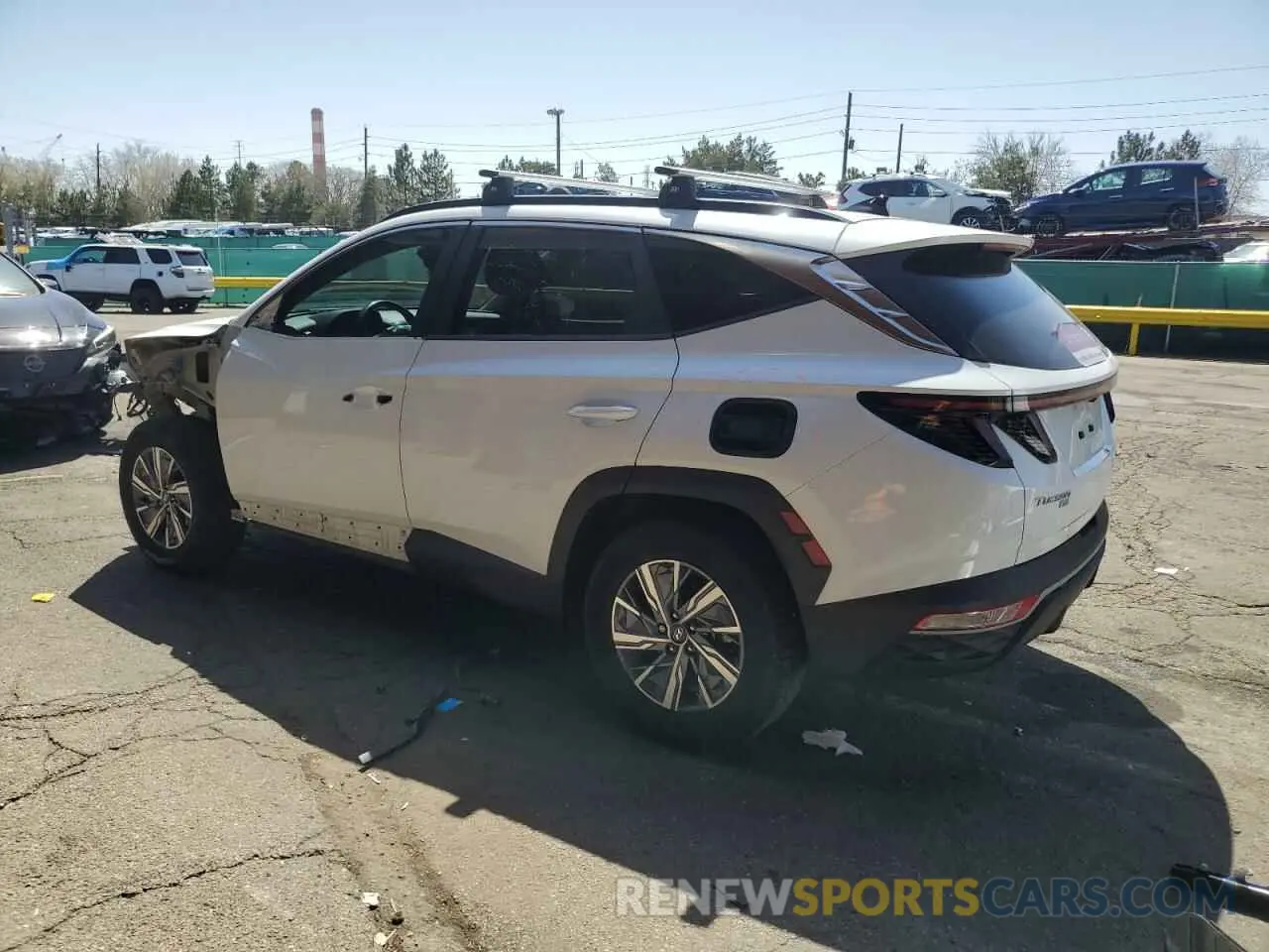 2 Фотография поврежденного автомобиля KM8JBCA19NU032500 HYUNDAI TUCSON 2022