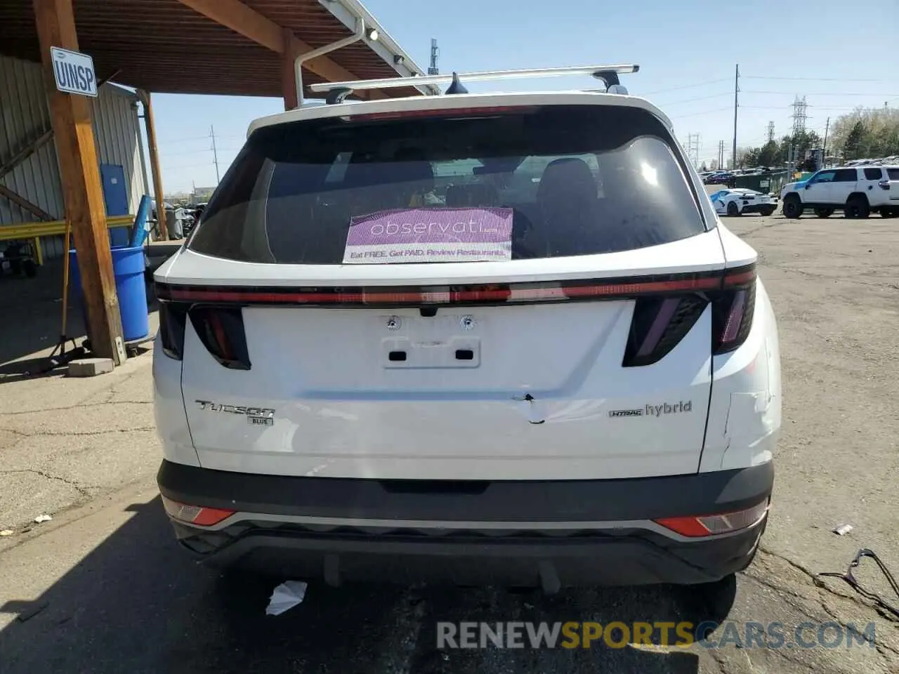 6 Фотография поврежденного автомобиля KM8JBCA19NU032500 HYUNDAI TUCSON 2022