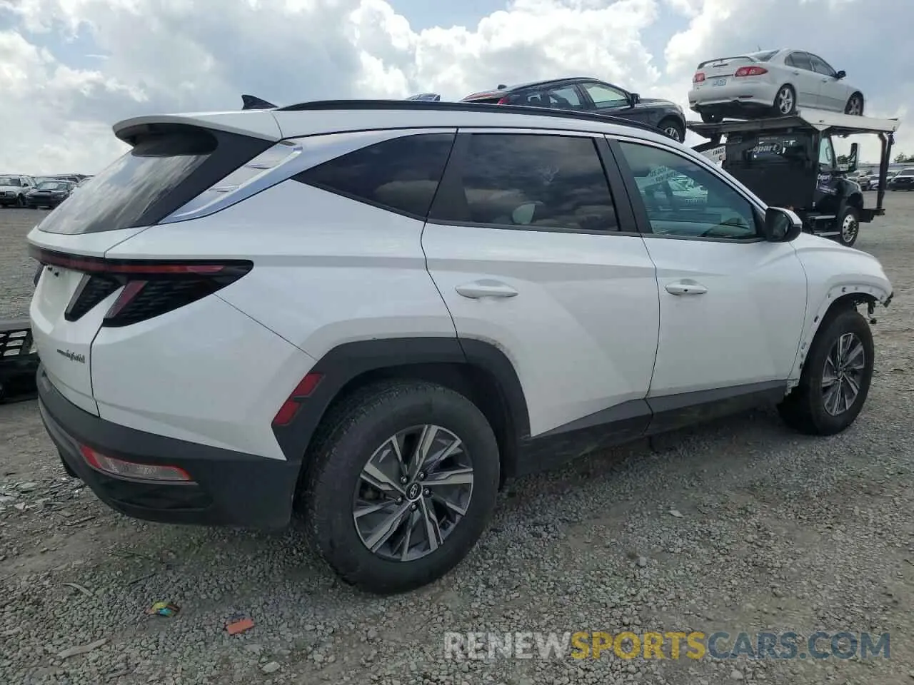 3 Photograph of a damaged car KM8JBCA1XNU022364 HYUNDAI TUCSON 2022