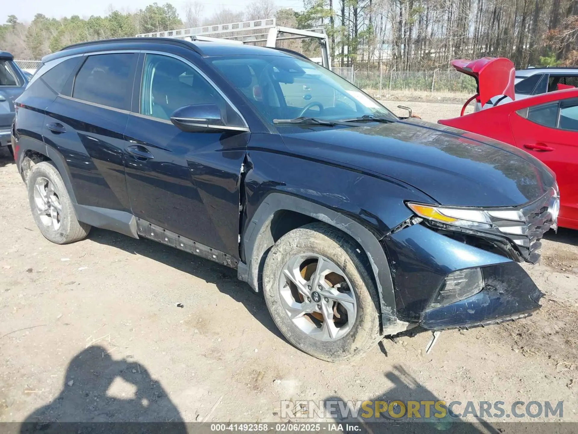 1 Фотография поврежденного автомобиля KM8JBCAE4NU033380 HYUNDAI TUCSON 2022