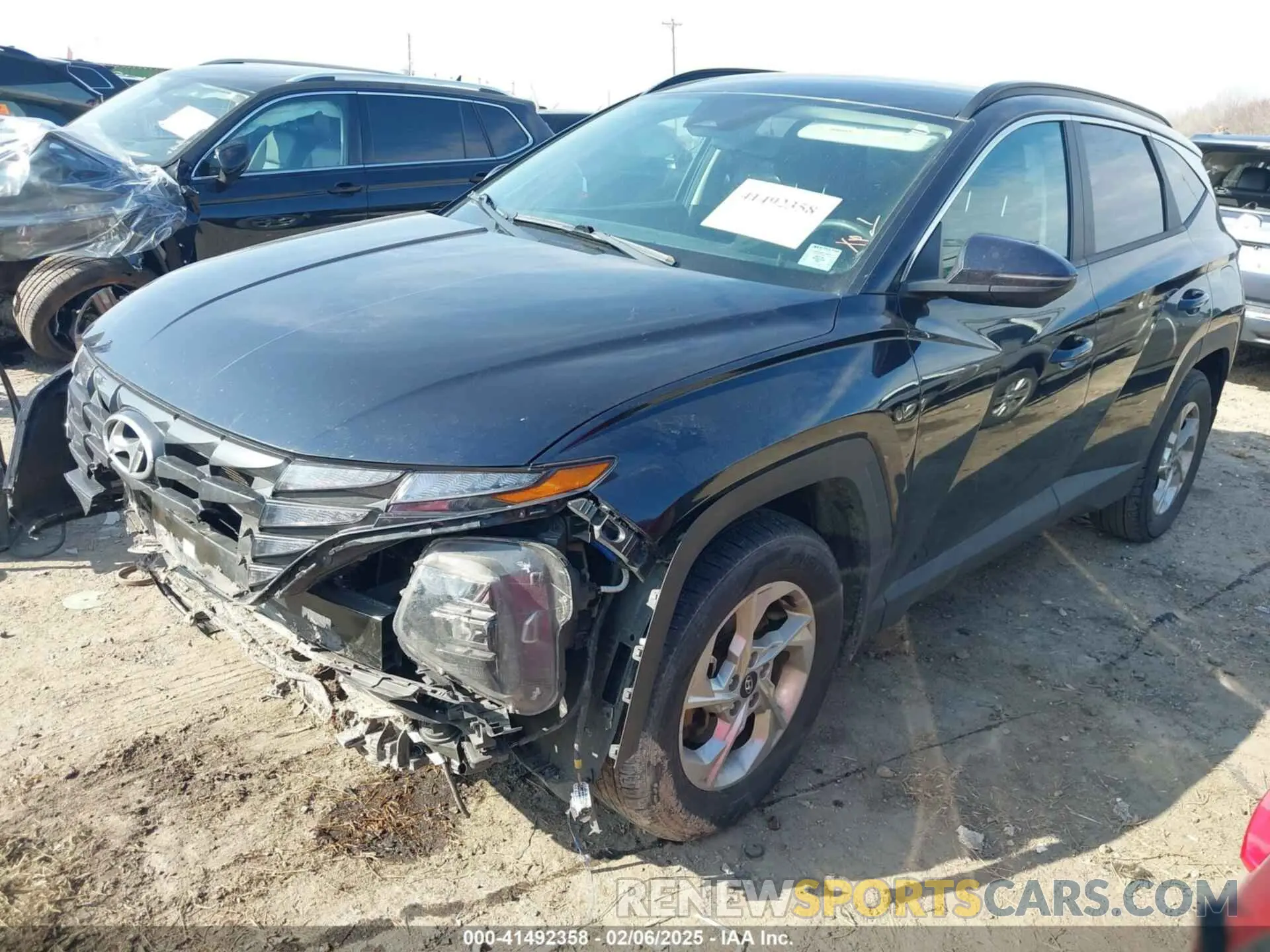 2 Фотография поврежденного автомобиля KM8JBCAE4NU033380 HYUNDAI TUCSON 2022