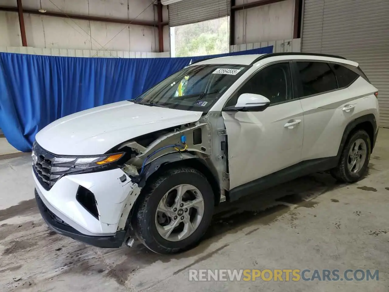1 Фотография поврежденного автомобиля KM8JBCAE6NU066526 HYUNDAI TUCSON 2022