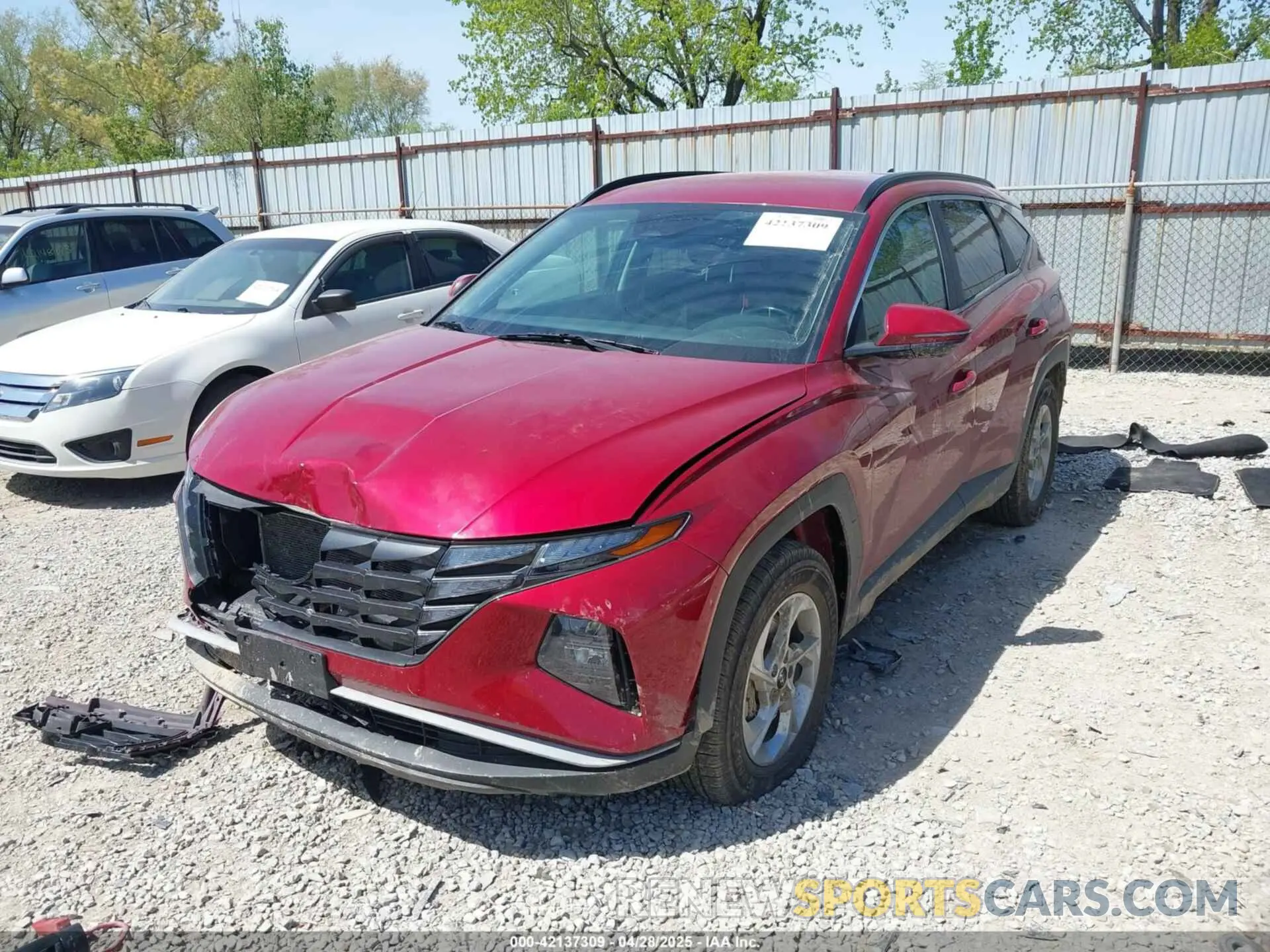 12 Фотография поврежденного автомобиля KM8JBCAE9NU041894 HYUNDAI TUCSON 2022