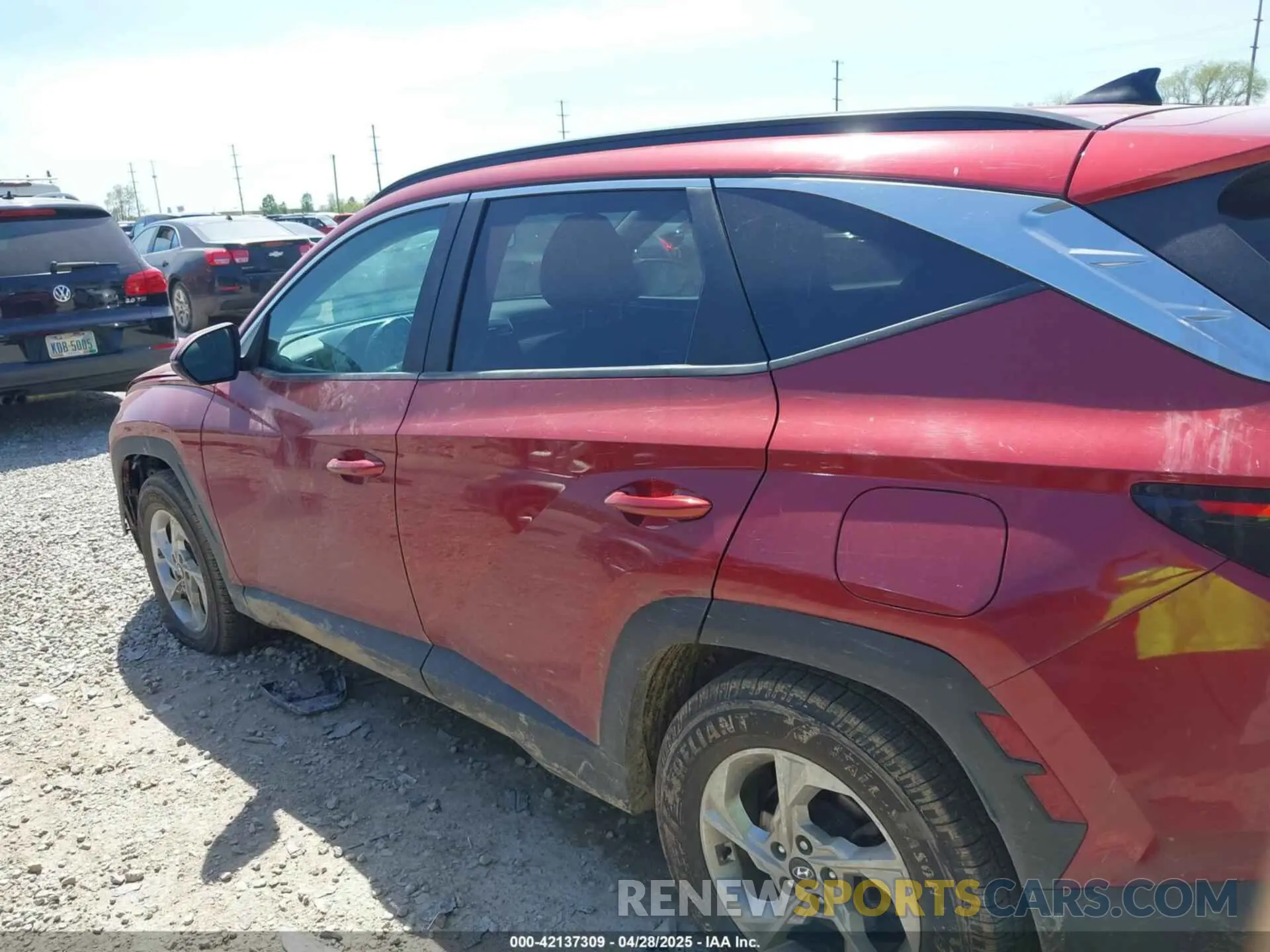 14 Фотография поврежденного автомобиля KM8JBCAE9NU041894 HYUNDAI TUCSON 2022