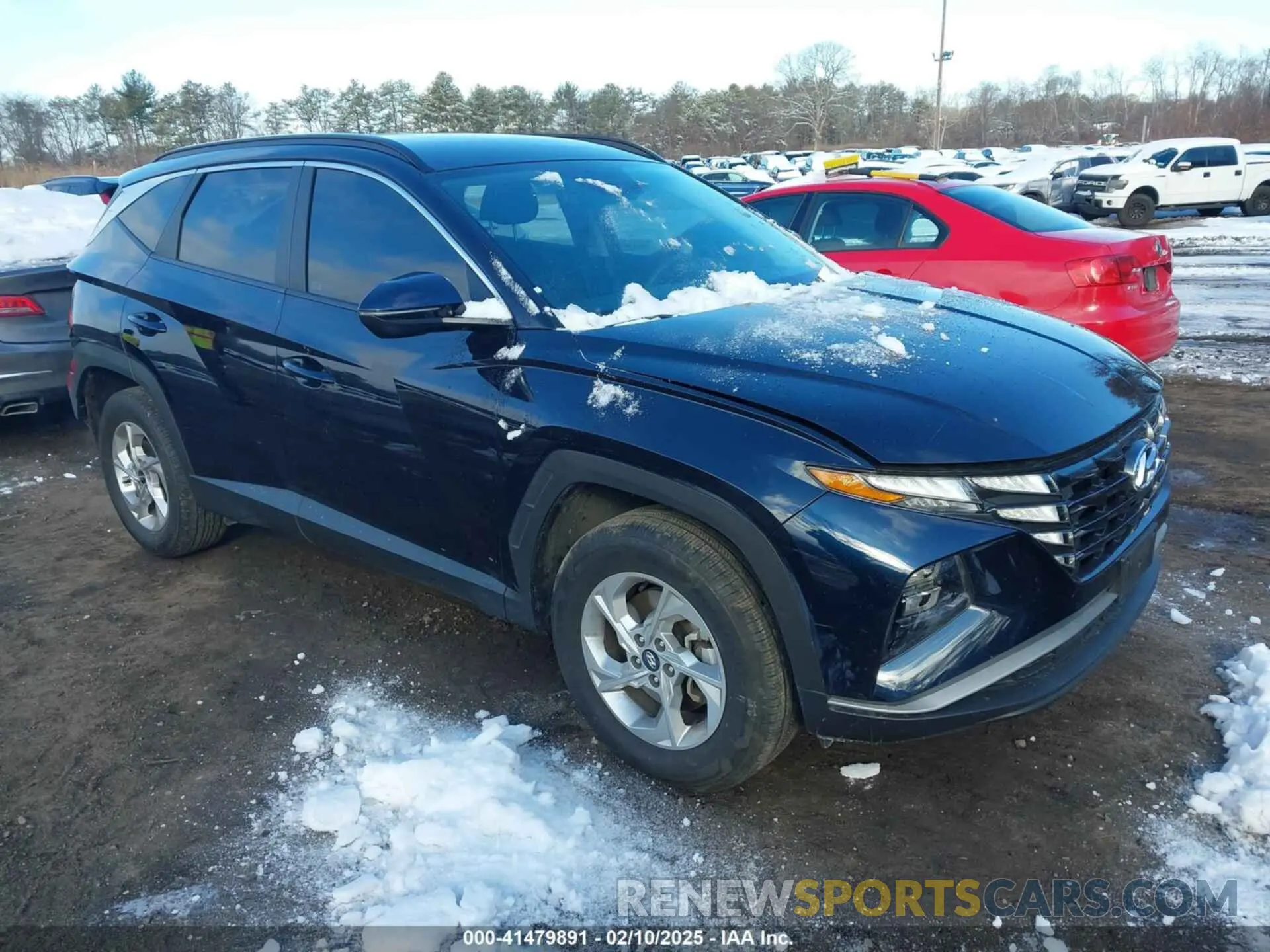 1 Photograph of a damaged car KM8JBCAEXNU167035 HYUNDAI TUCSON 2022