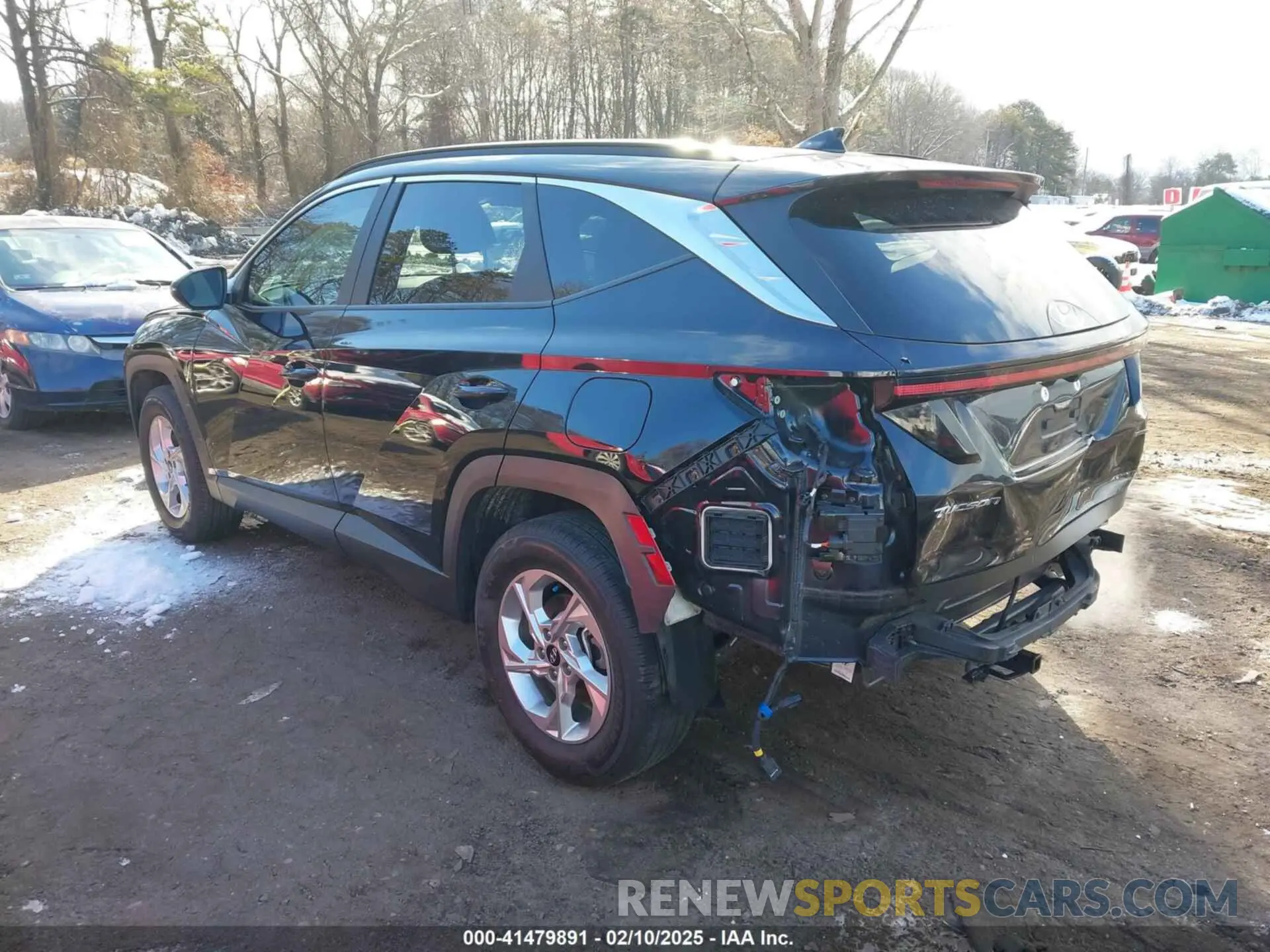 3 Photograph of a damaged car KM8JBCAEXNU167035 HYUNDAI TUCSON 2022
