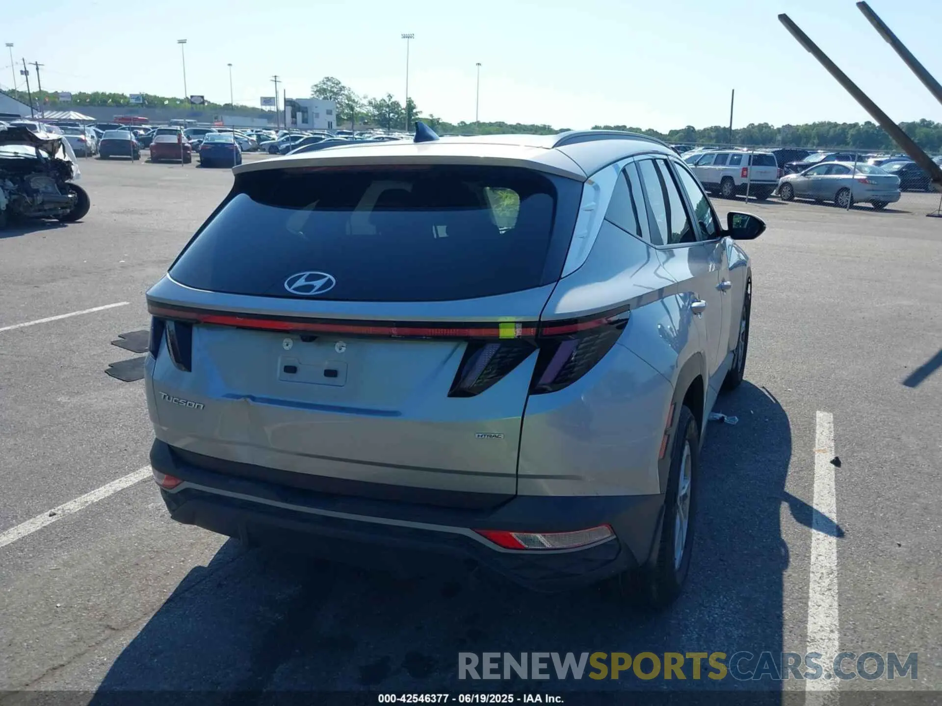 4 Фотография поврежденного автомобиля KM8JBCAEXNU170081 HYUNDAI TUCSON 2022