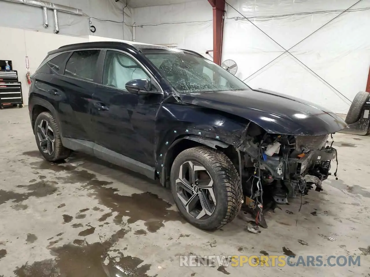 4 Photograph of a damaged car KM8JBDA29NU066533 HYUNDAI TUCSON 2022