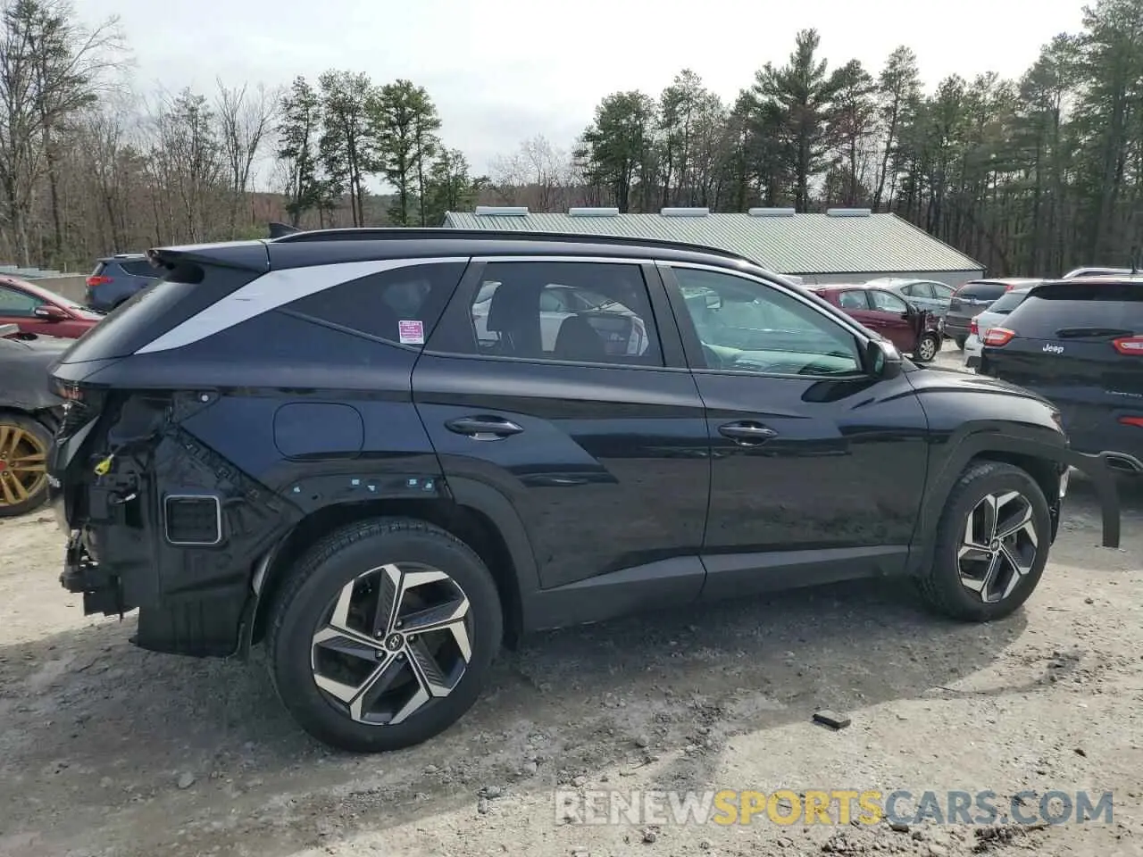 3 Фотография поврежденного автомобиля KM8JBDA2XNU056478 HYUNDAI TUCSON 2022