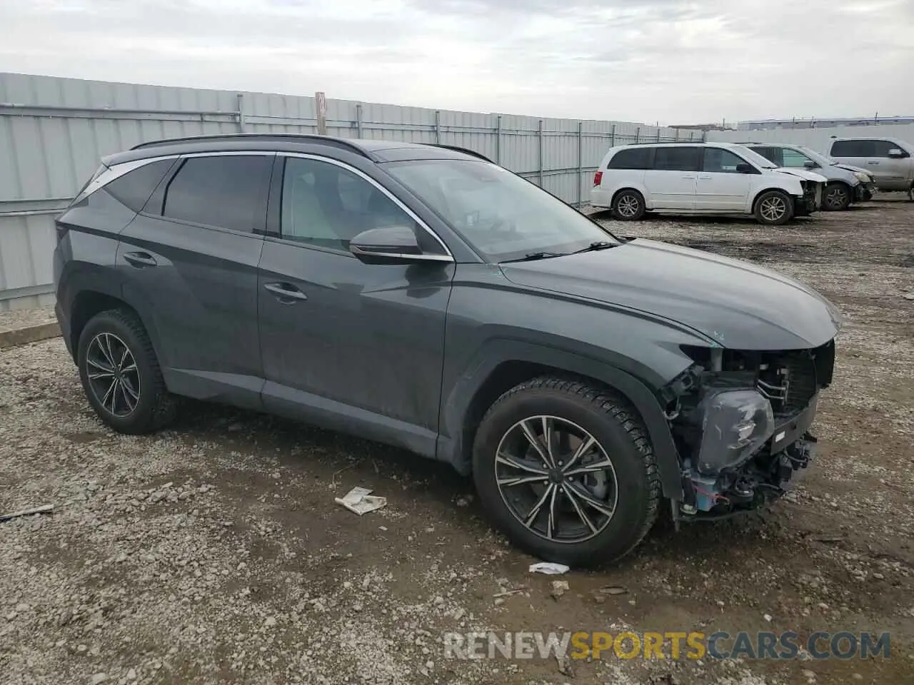 4 Photograph of a damaged car KM8JCCA18NU050466 HYUNDAI TUCSON 2022