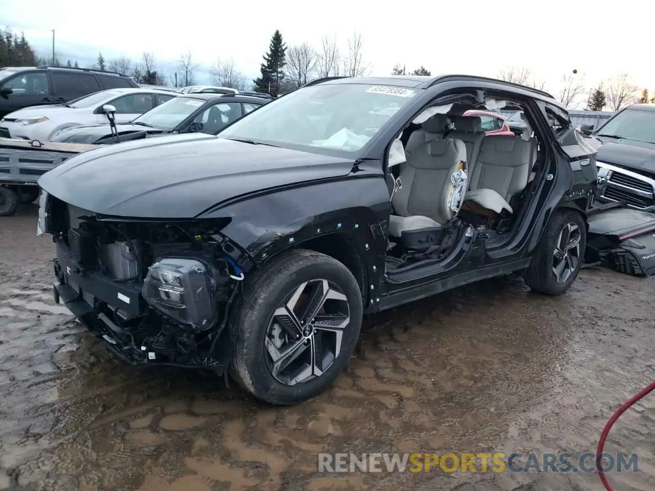 1 Фотография поврежденного автомобиля KM8JCCA19NU044238 HYUNDAI TUCSON 2022