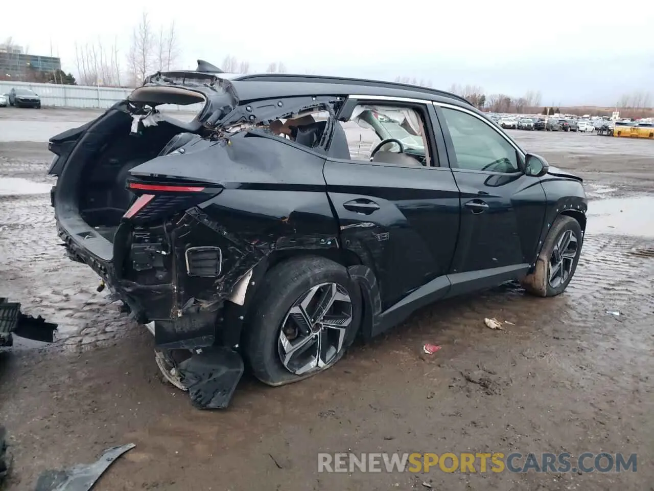 3 Фотография поврежденного автомобиля KM8JCCA19NU044238 HYUNDAI TUCSON 2022