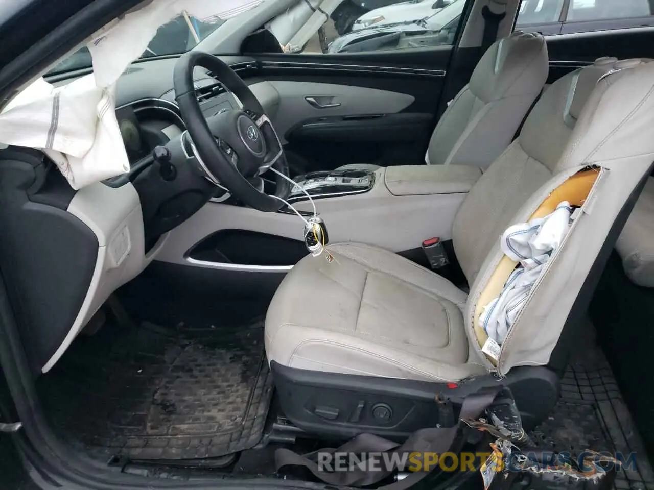 7 Фотография поврежденного автомобиля KM8JCCA19NU044238 HYUNDAI TUCSON 2022