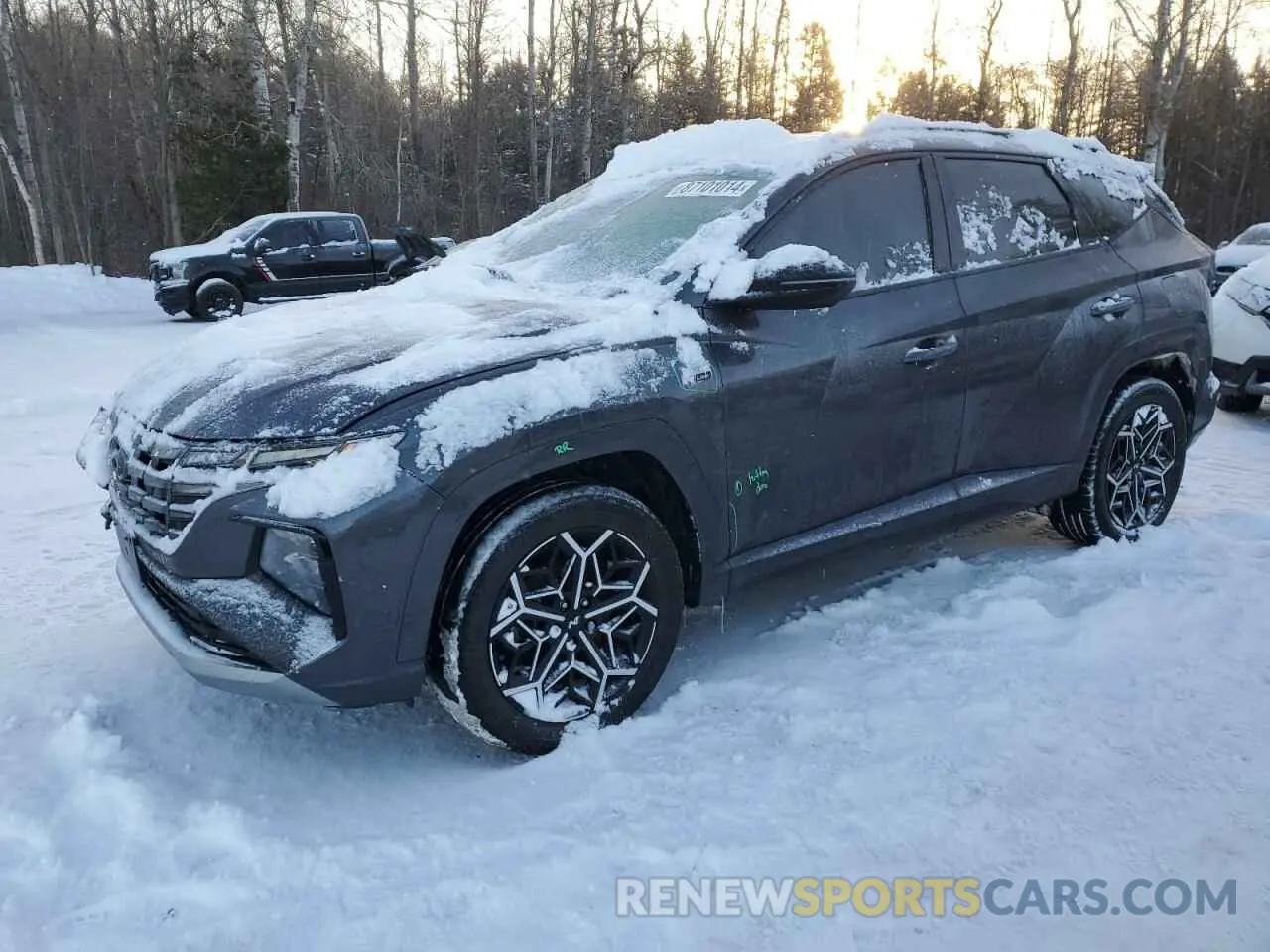1 Photograph of a damaged car KM8JCCAE5NU094976 HYUNDAI TUCSON 2022