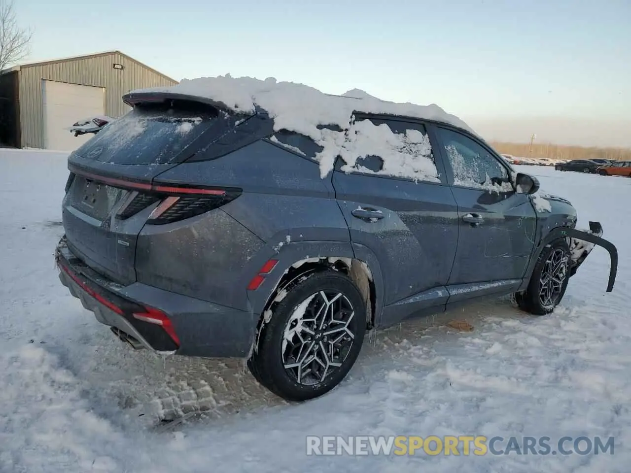 3 Photograph of a damaged car KM8JCCAE5NU094976 HYUNDAI TUCSON 2022