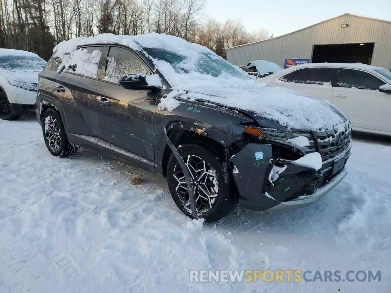 4 Photograph of a damaged car KM8JCCAE5NU094976 HYUNDAI TUCSON 2022