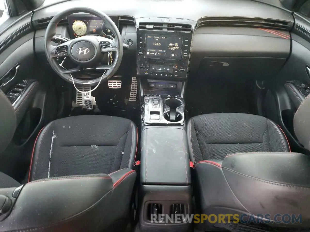 8 Photograph of a damaged car KM8JCCAE5NU094976 HYUNDAI TUCSON 2022