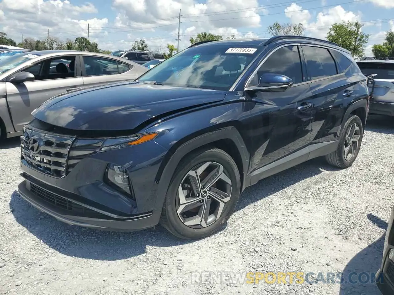 1 Фотография поврежденного автомобиля KM8JE3AE3NU060318 HYUNDAI TUCSON 2022