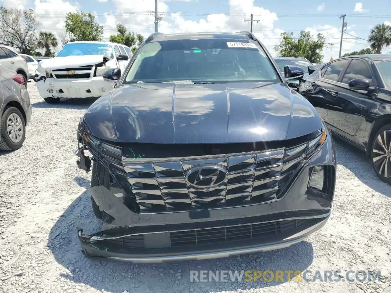 5 Фотография поврежденного автомобиля KM8JE3AE3NU060318 HYUNDAI TUCSON 2022