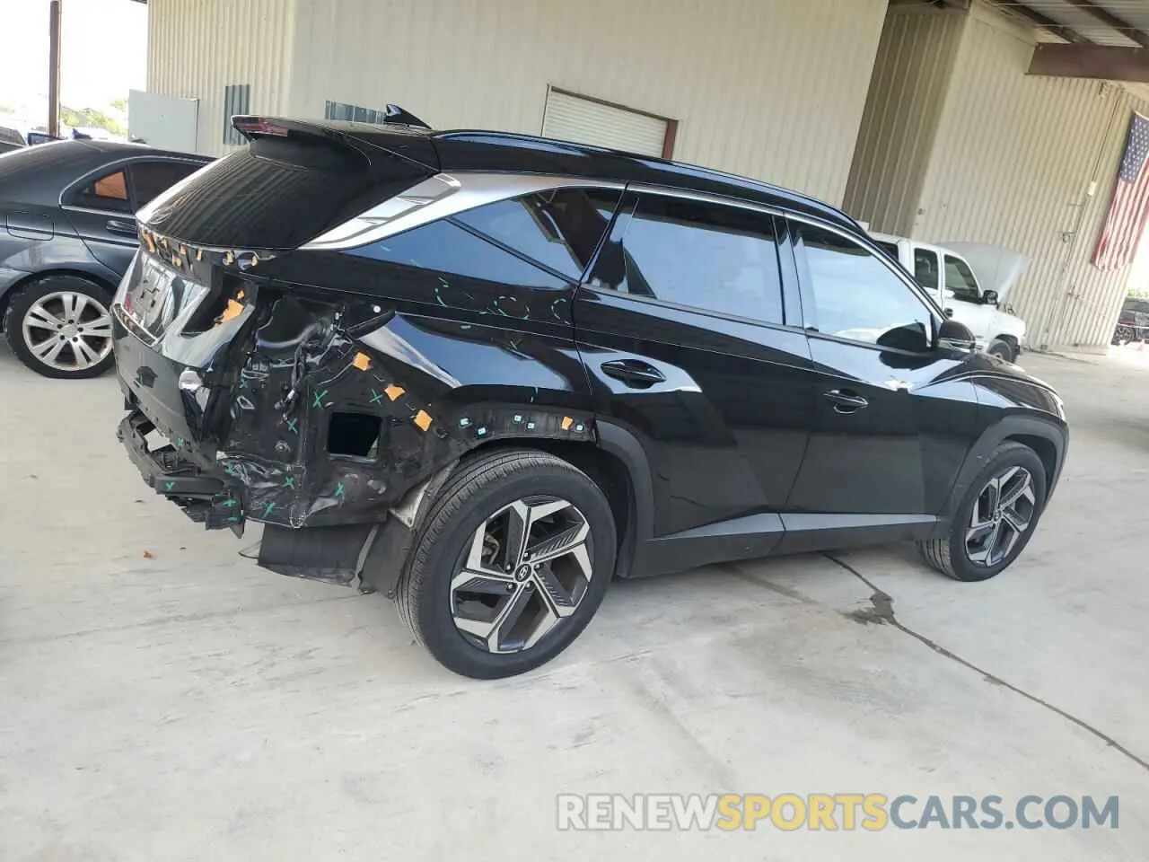 3 Photograph of a damaged car KM8JE3AE8NU052327 HYUNDAI TUCSON 2022