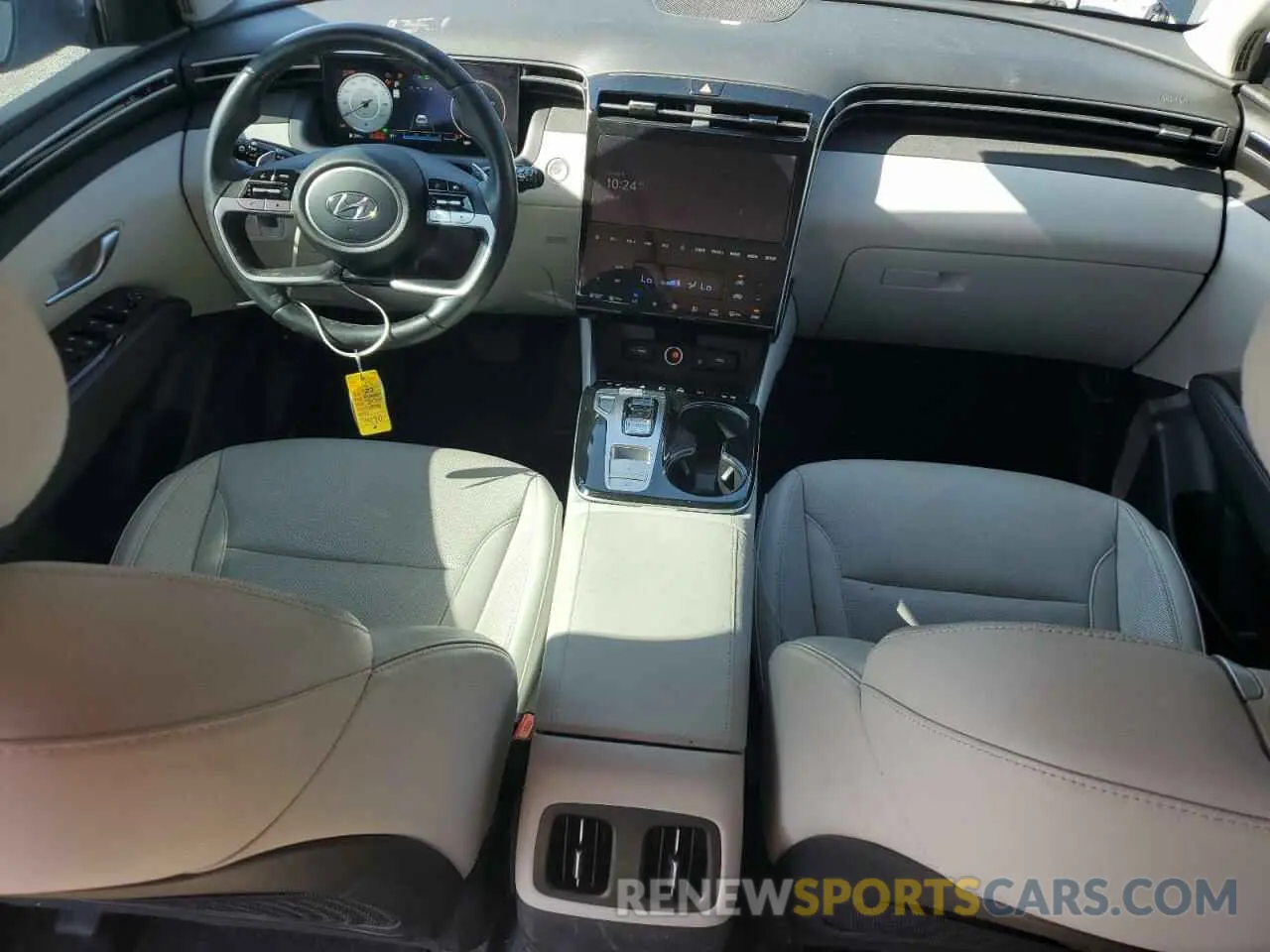 8 Photograph of a damaged car KM8JECA10NU031470 HYUNDAI TUCSON 2022