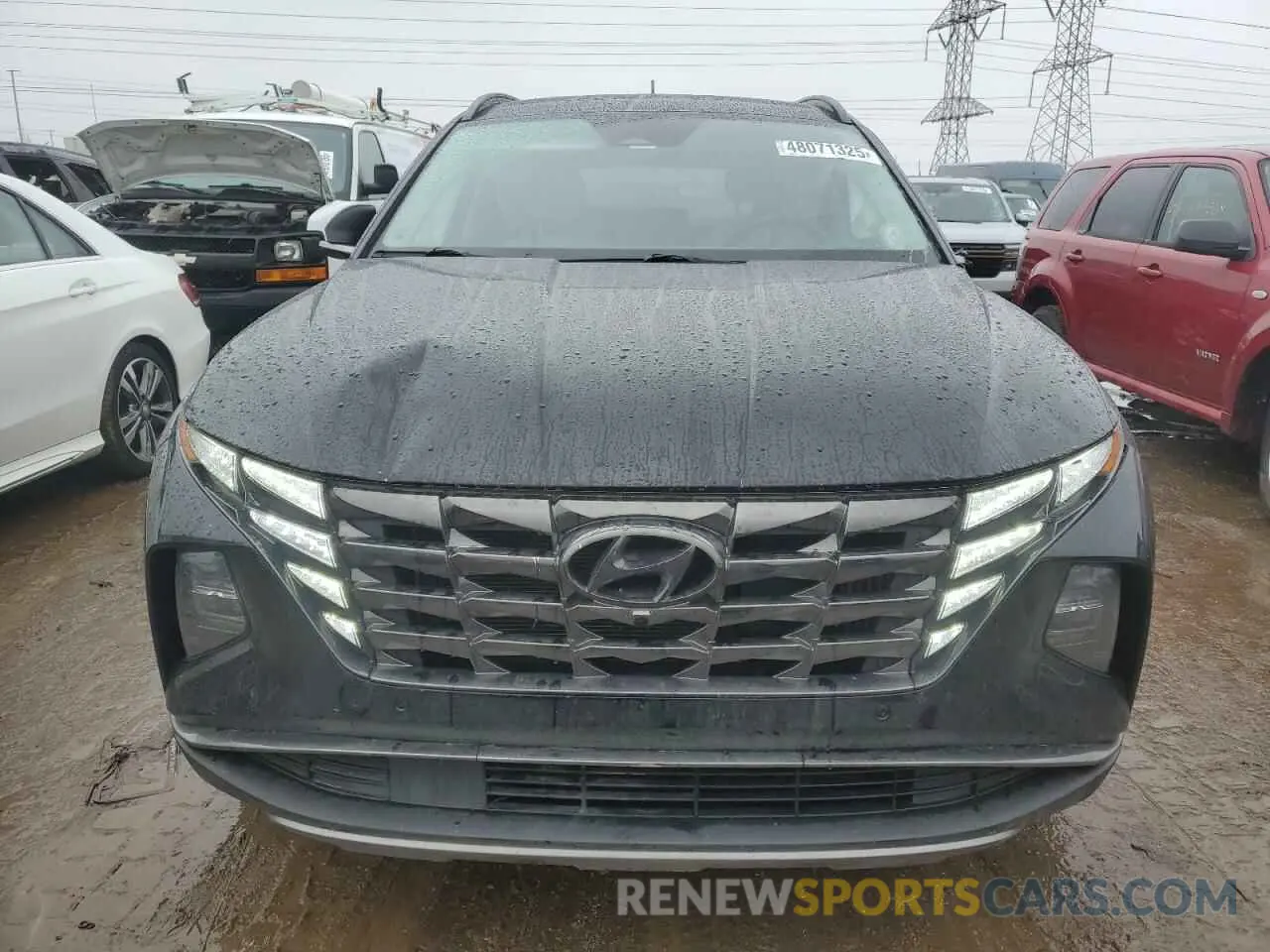 5 Photograph of a damaged car KM8JECA10NU047815 HYUNDAI TUCSON 2022