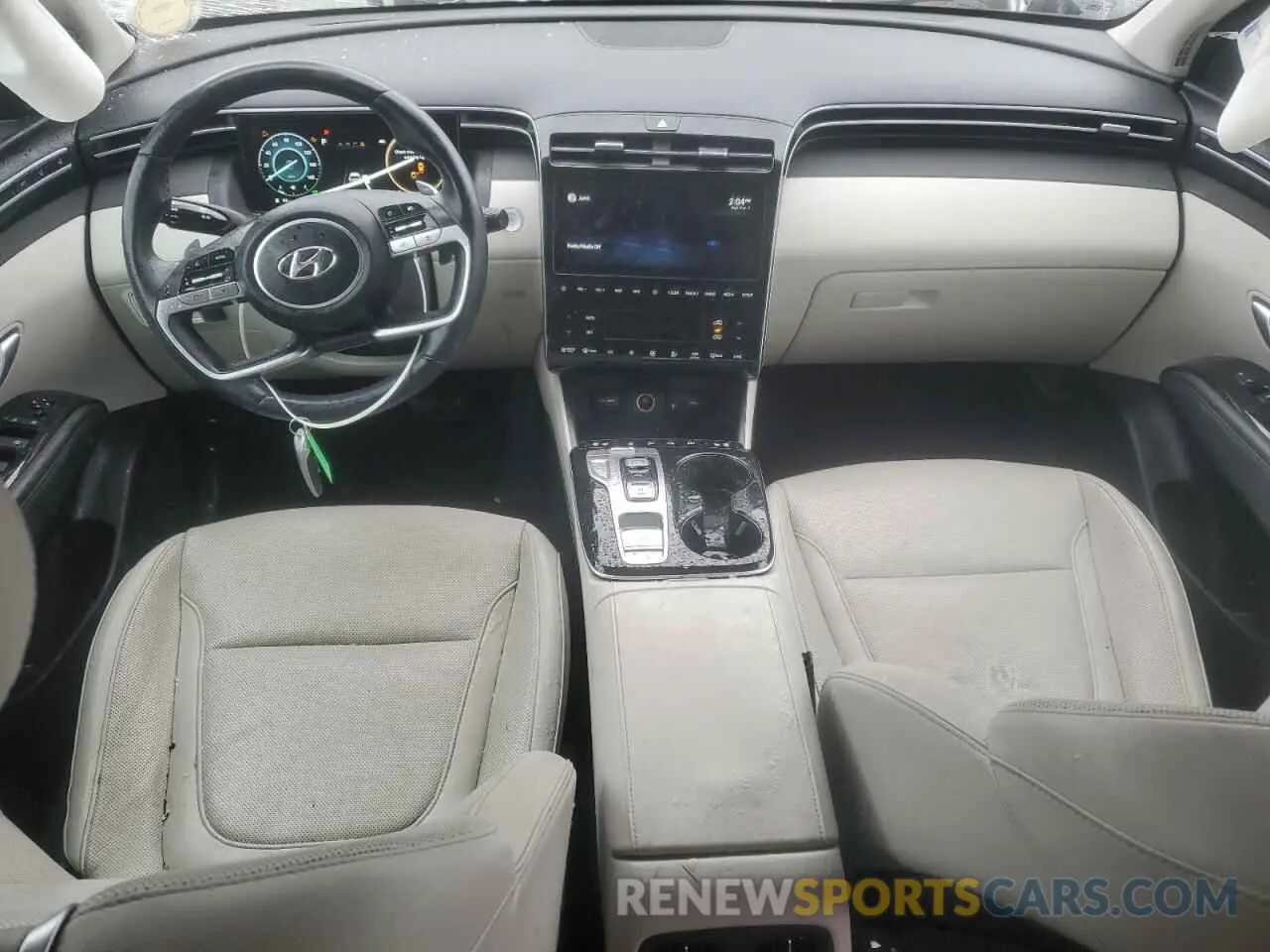 8 Photograph of a damaged car KM8JECA10NU047815 HYUNDAI TUCSON 2022