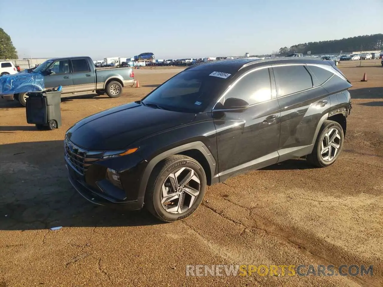 1 Photograph of a damaged car KM8JECA11NU082931 HYUNDAI TUCSON 2022