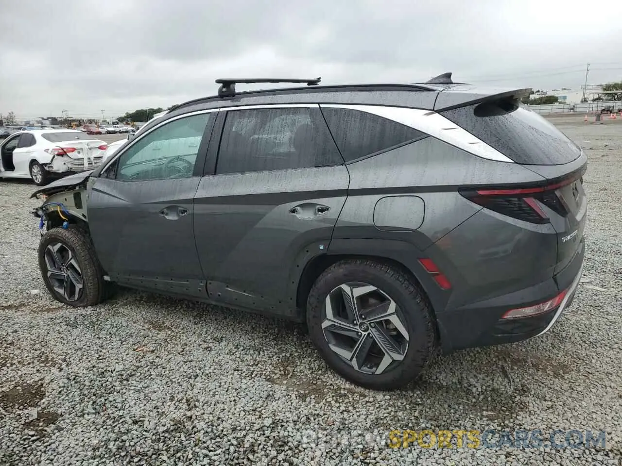 2 Photograph of a damaged car KM8JECA13NU059358 HYUNDAI TUCSON 2022