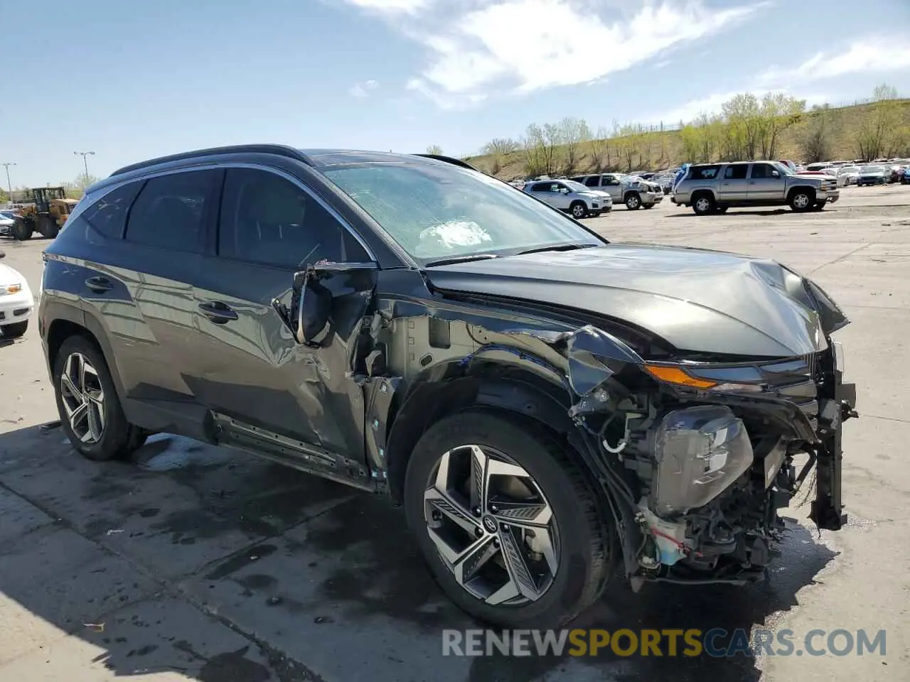 4 Photograph of a damaged car KM8JECA14NU072782 HYUNDAI TUCSON 2022