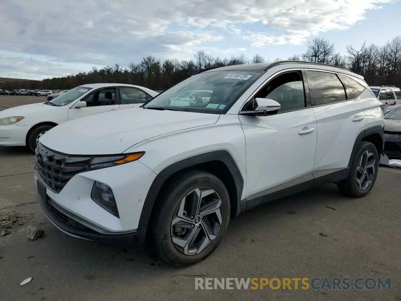 1 Photograph of a damaged car KM8JECA15NU076095 HYUNDAI TUCSON 2022