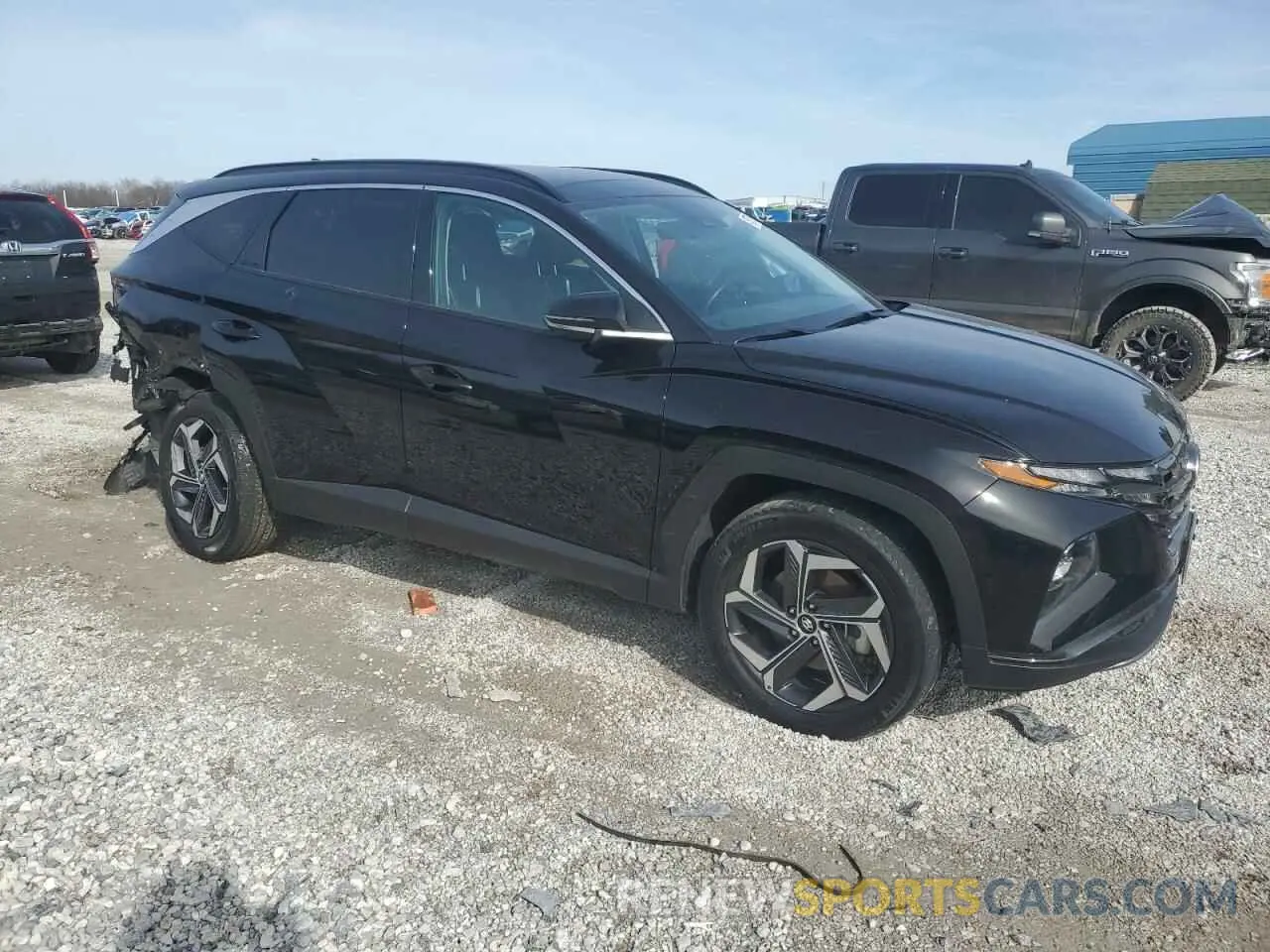 4 Фотография поврежденного автомобиля KM8JECA16NU074906 HYUNDAI TUCSON 2022