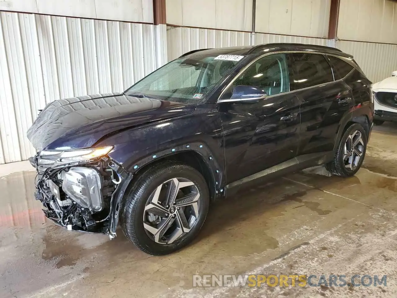 1 Photograph of a damaged car KM8JECA1XNU032304 HYUNDAI TUCSON 2022