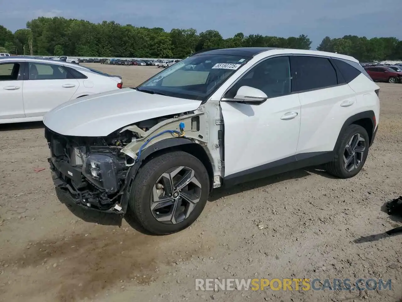1 Photograph of a damaged car KM8JECA1XNU033288 HYUNDAI TUCSON 2022