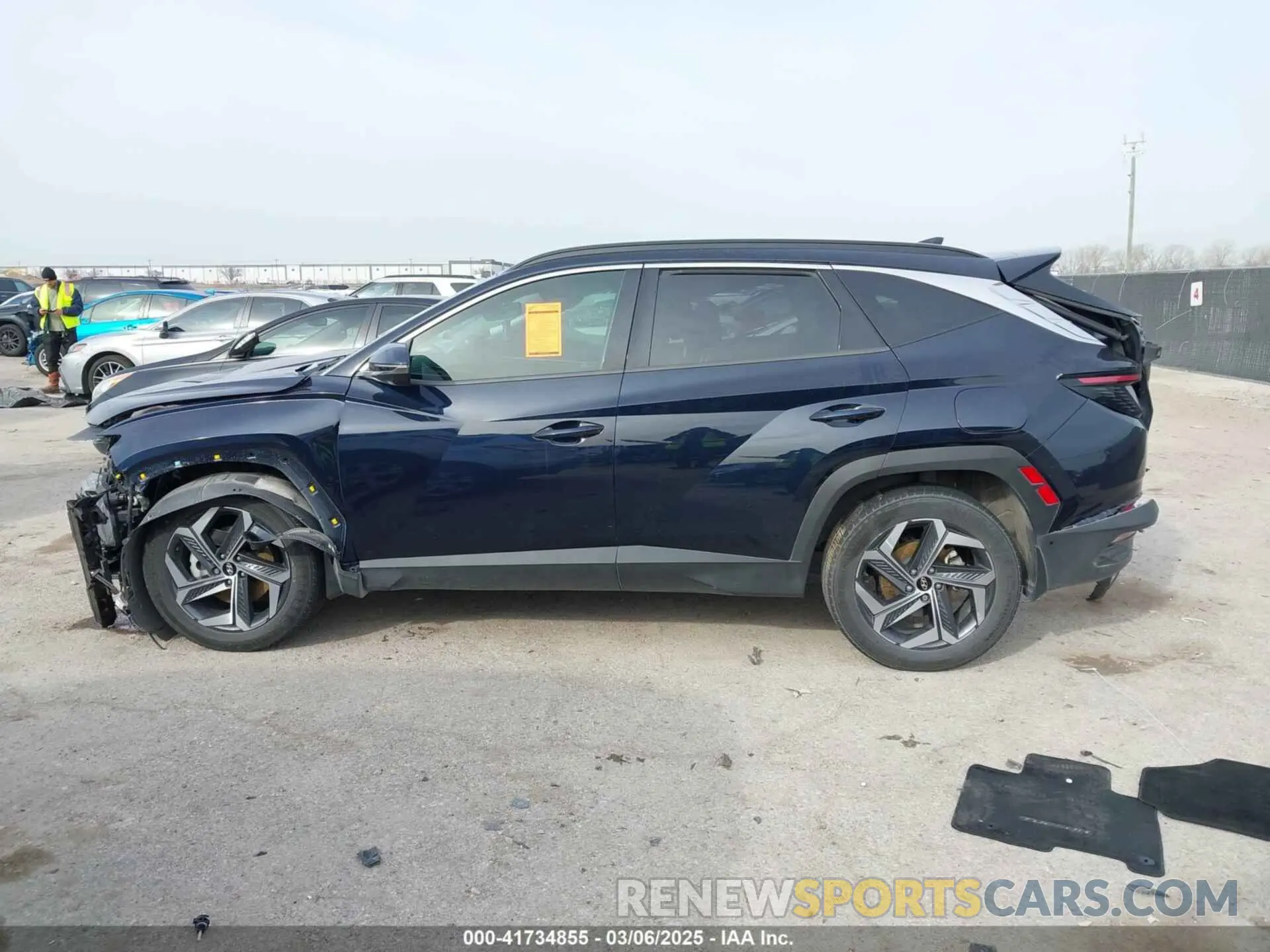 14 Photograph of a damaged car KM8JECAE7NU060192 HYUNDAI TUCSON 2022