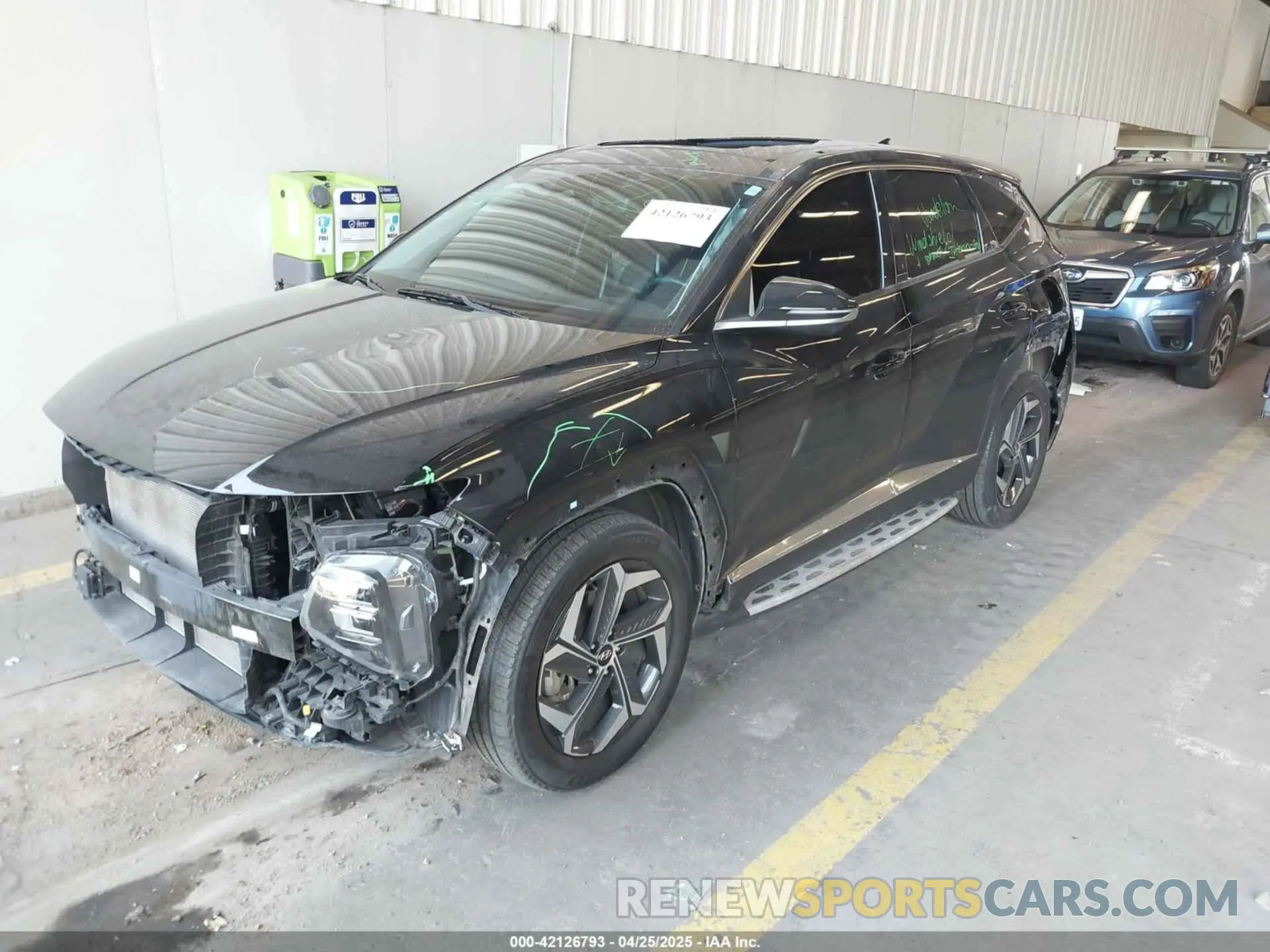 2 Photograph of a damaged car KM8JECAEXNU170699 HYUNDAI TUCSON 2022