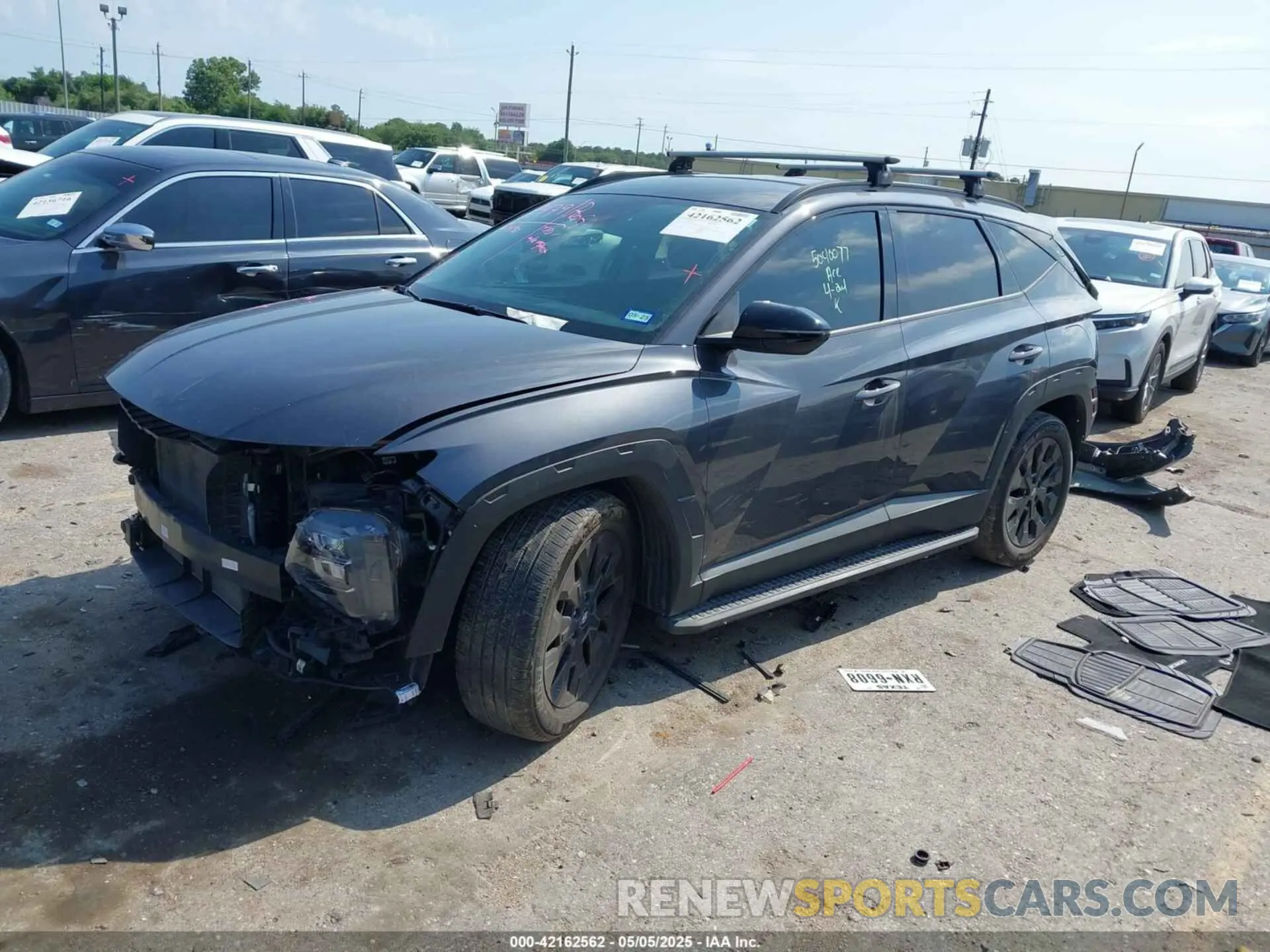 2 Photograph of a damaged car KM8JF3AE1NU106371 HYUNDAI TUCSON 2022