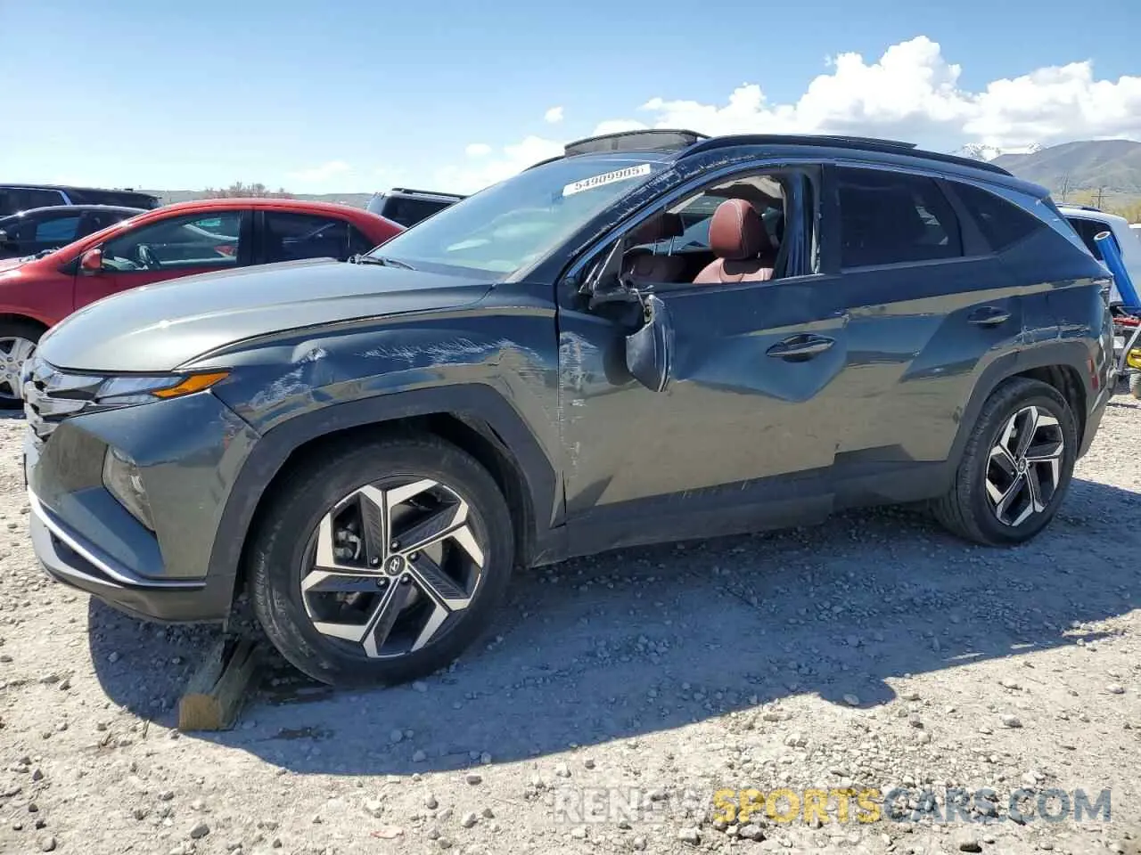 1 Фотография поврежденного автомобиля KM8JFCA11NU047769 HYUNDAI TUCSON 2022